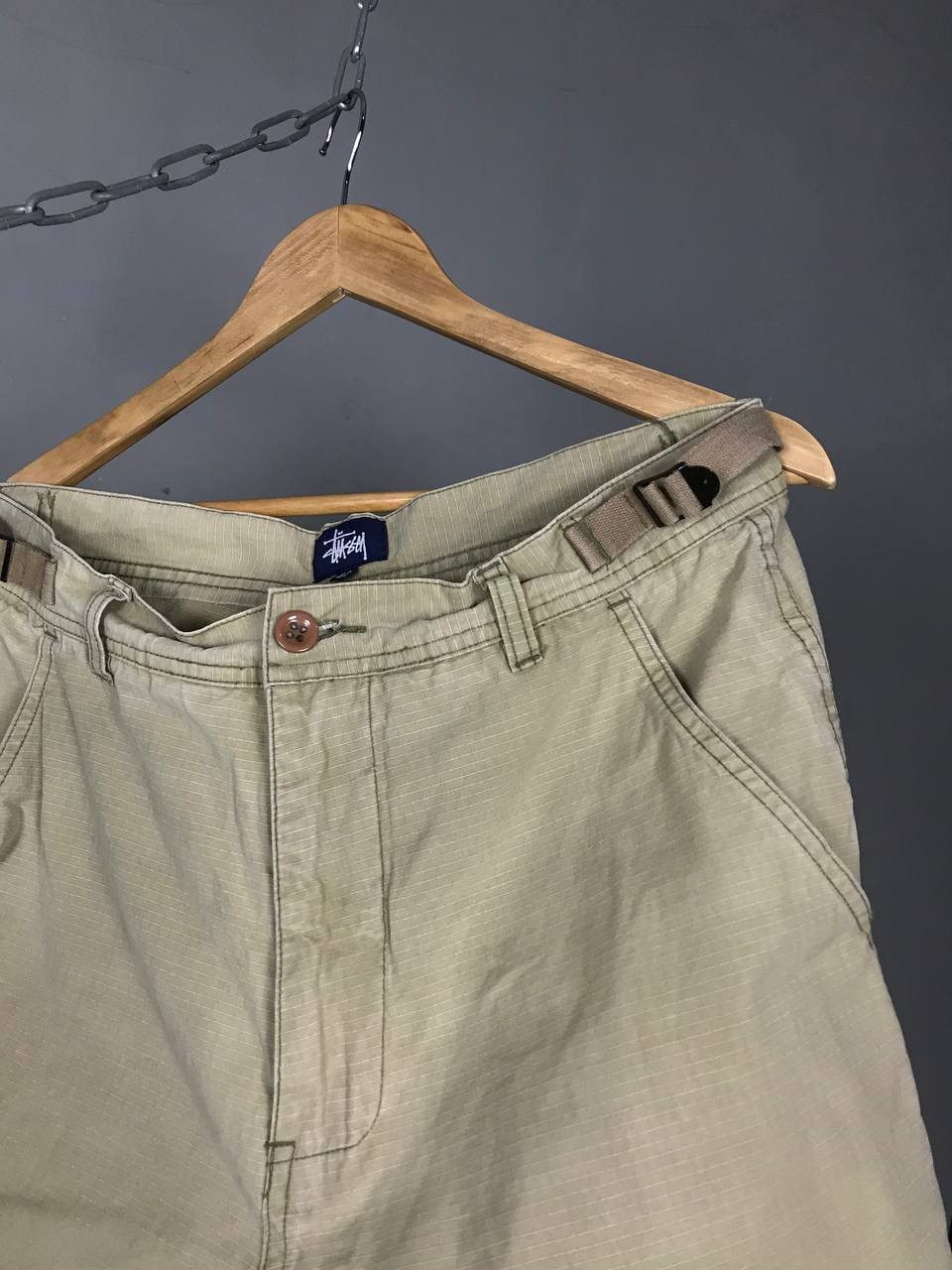 Stussy Stussy vintage streetwear multi pocket pants Size US 33 - 2 Thumbnail