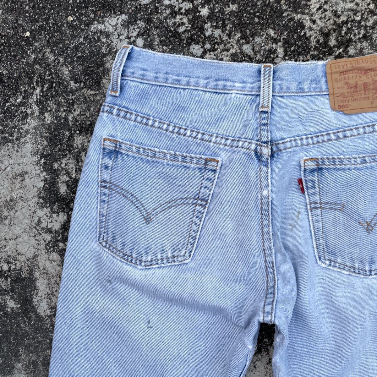 Levi's Vintage Y2K Lot 505 Levis Distressed Denim Jeans Size US 29 - 9 Thumbnail