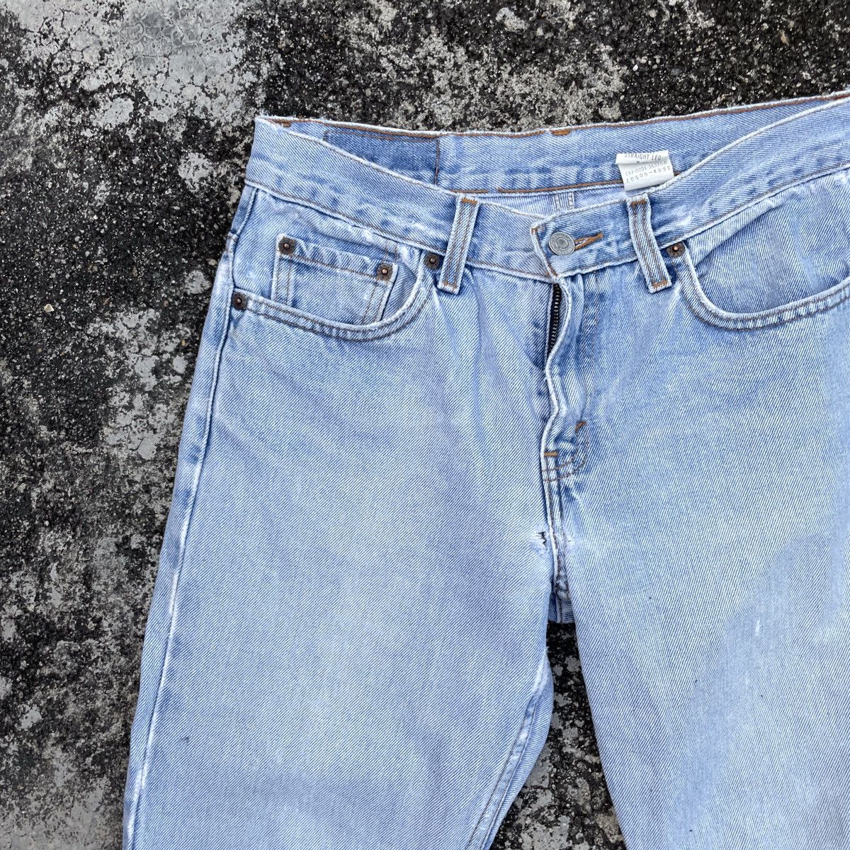 Levi's Vintage Y2K Lot 505 Levis Distressed Denim Jeans Size US 29 - 3 Thumbnail
