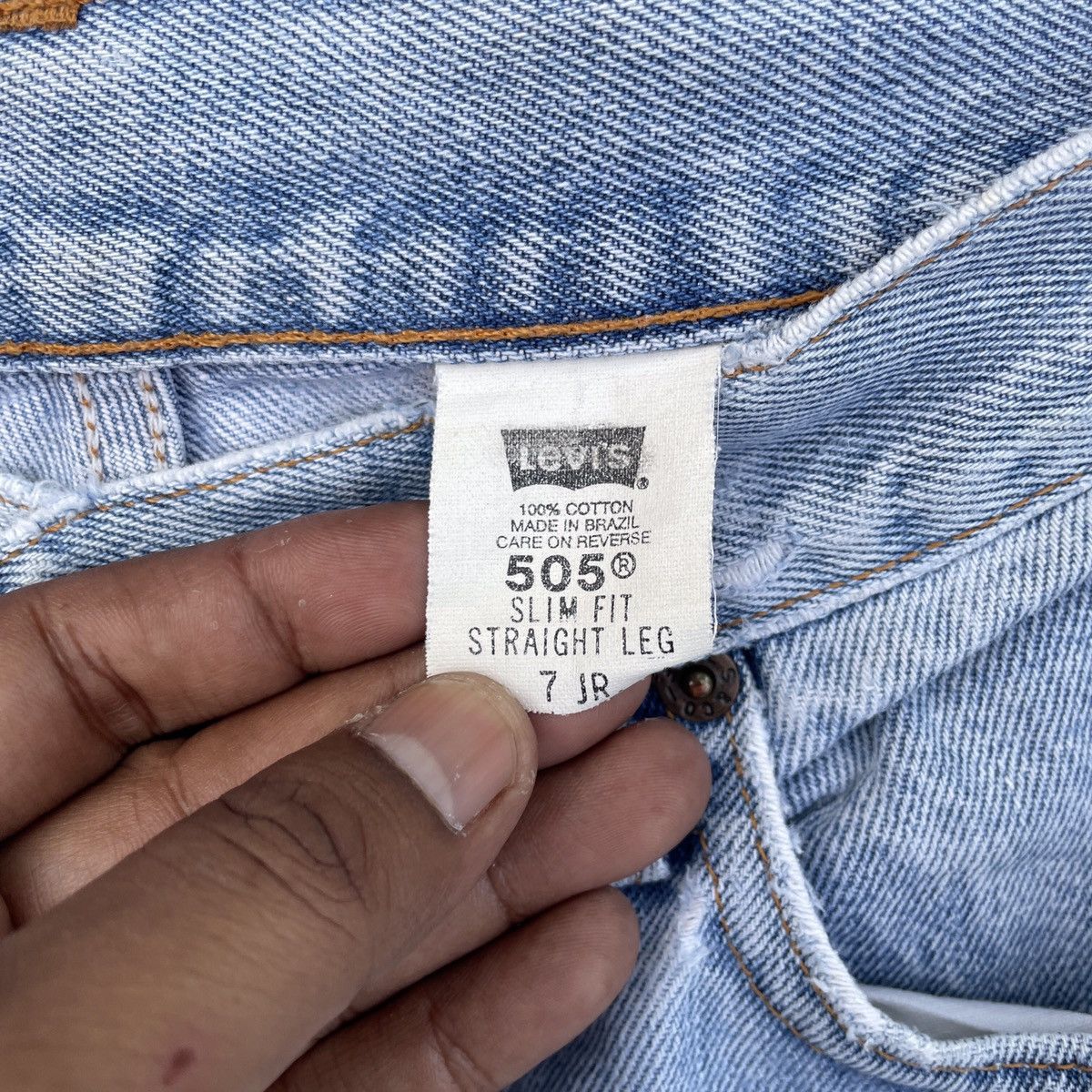 Levi's Vintage Y2K Lot 505 Levis Distressed Denim Jeans Size US 29 - 5 Thumbnail