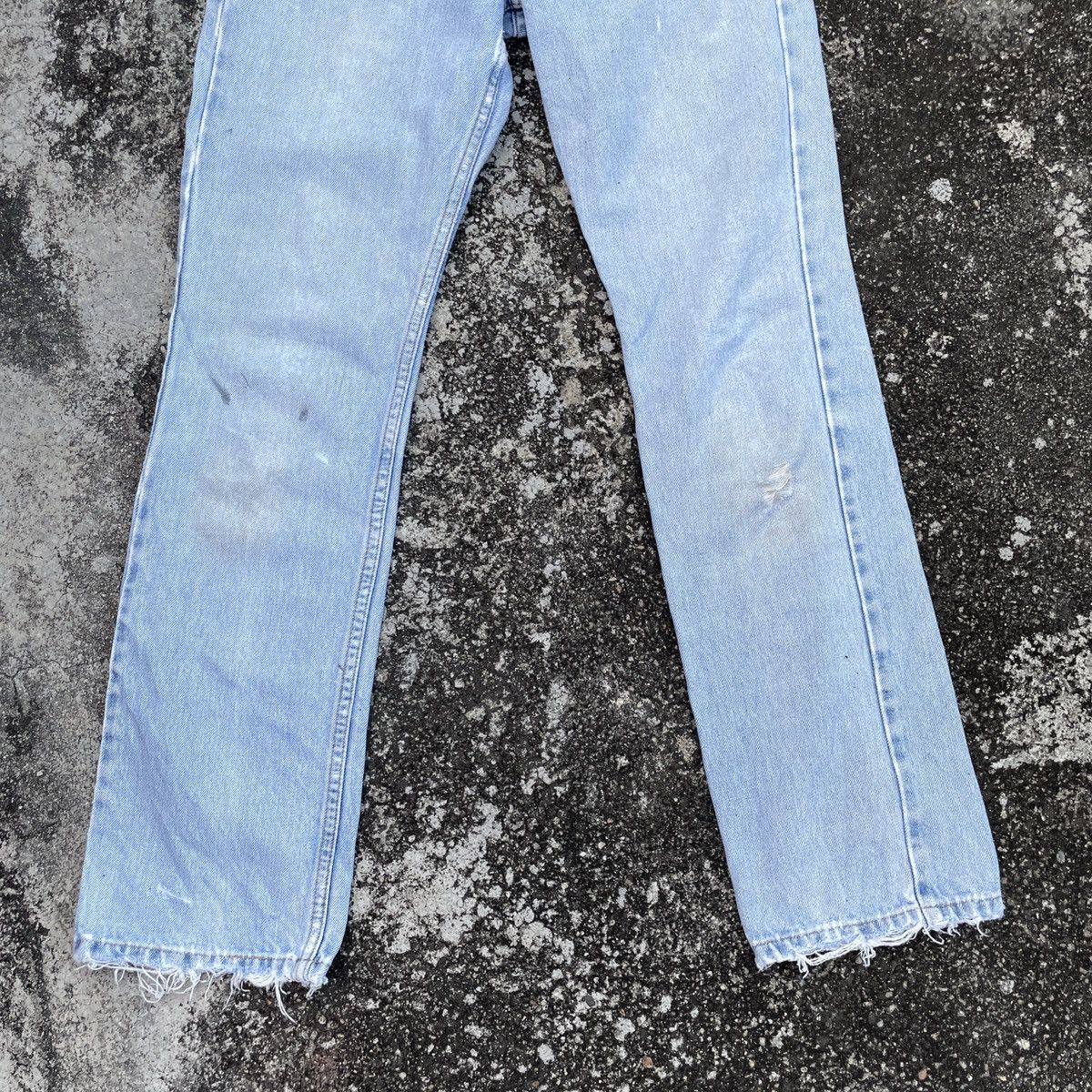Levi's Vintage Y2K Lot 505 Levis Distressed Denim Jeans Size US 29 - 4 Thumbnail