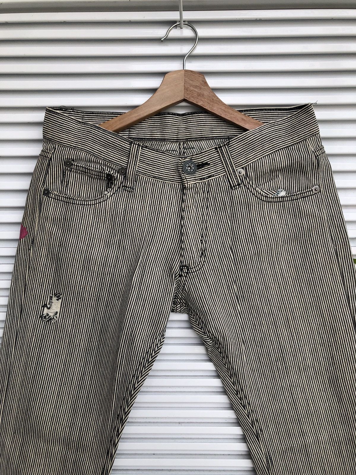Other Vintage Devil Skulls Denim /HystericKapital BapeSta Size US 32 / EU 48 - 4 Thumbnail