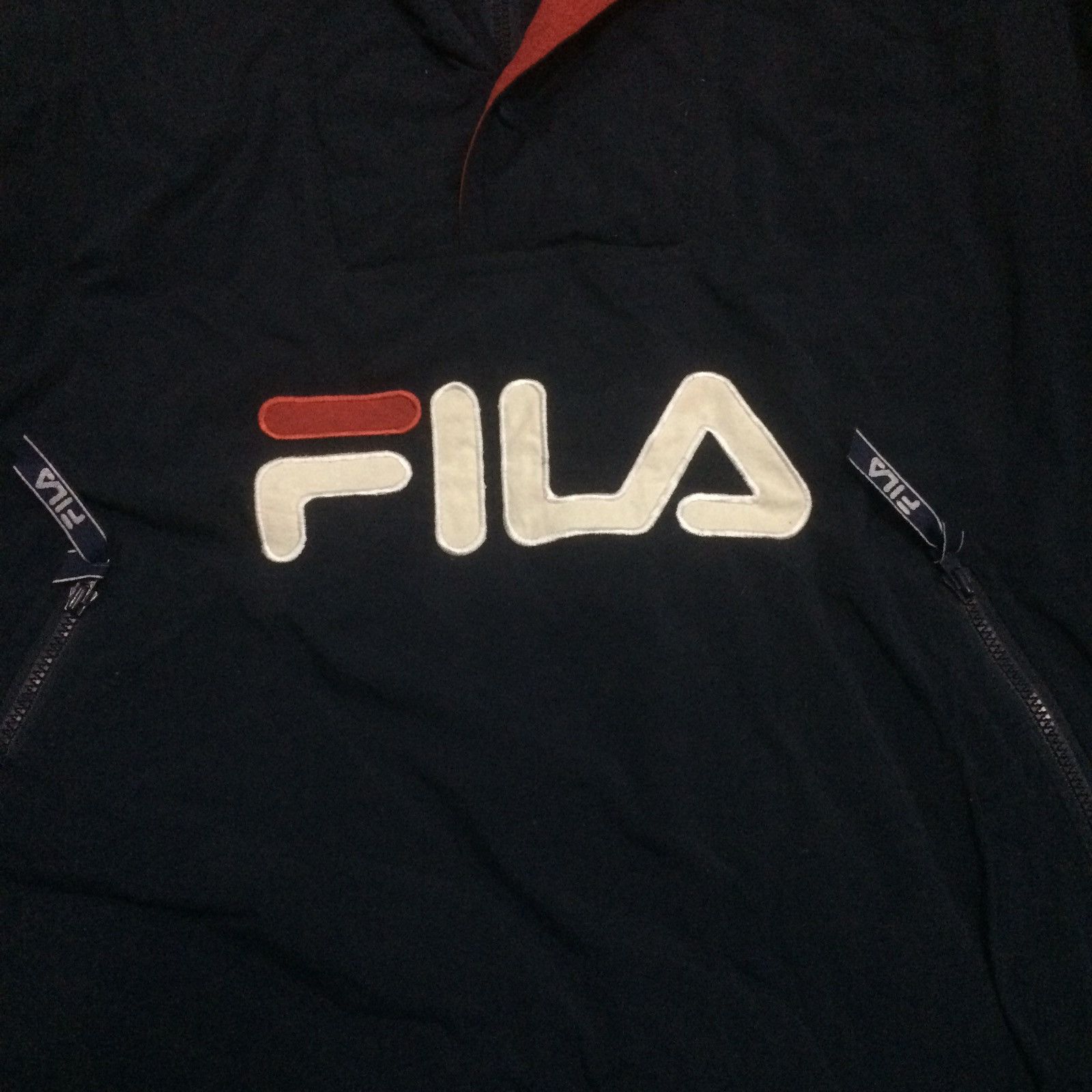 Fila Fila Big Logo Half zipper embroidery Logo sweater jacket Size US L / EU 52-54 / 3 - 3 Thumbnail