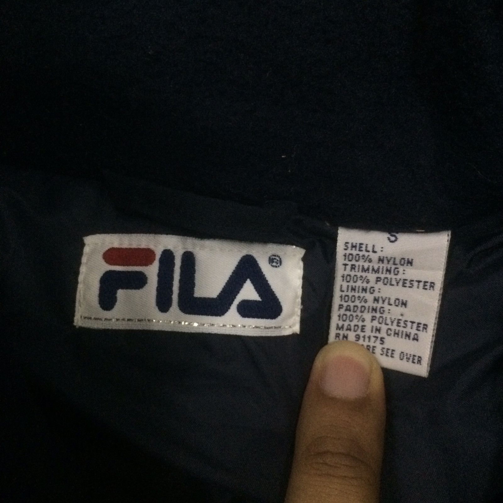 Fila Fila Big Logo Half zipper embroidery Logo sweater jacket Size US L / EU 52-54 / 3 - 4 Thumbnail
