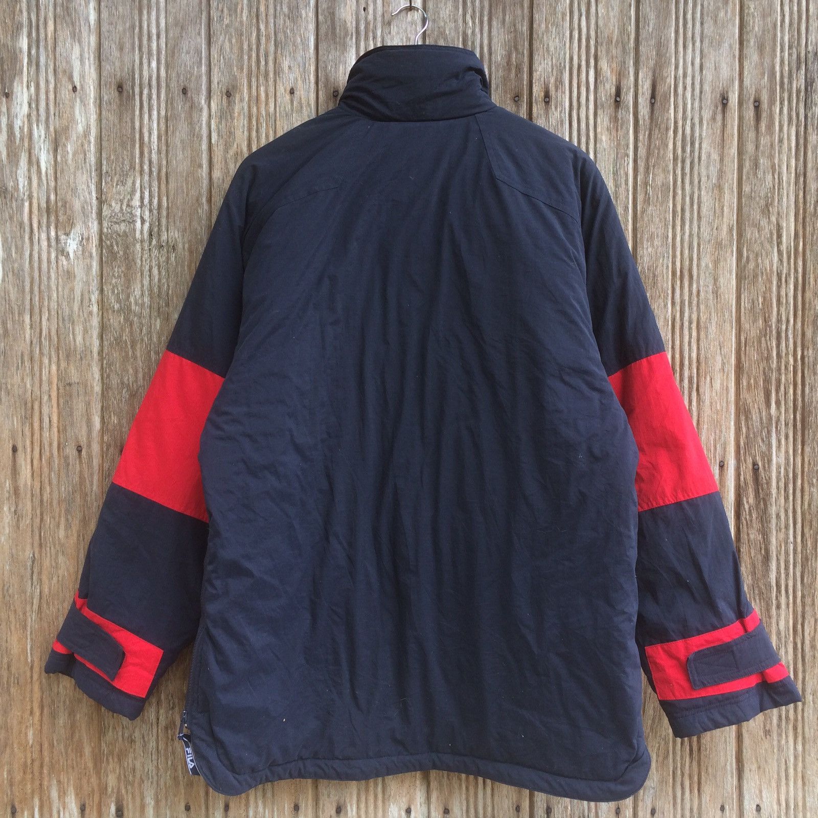Fila Fila Big Logo Half zipper embroidery Logo sweater jacket Size US L / EU 52-54 / 3 - 2 Thumbnail
