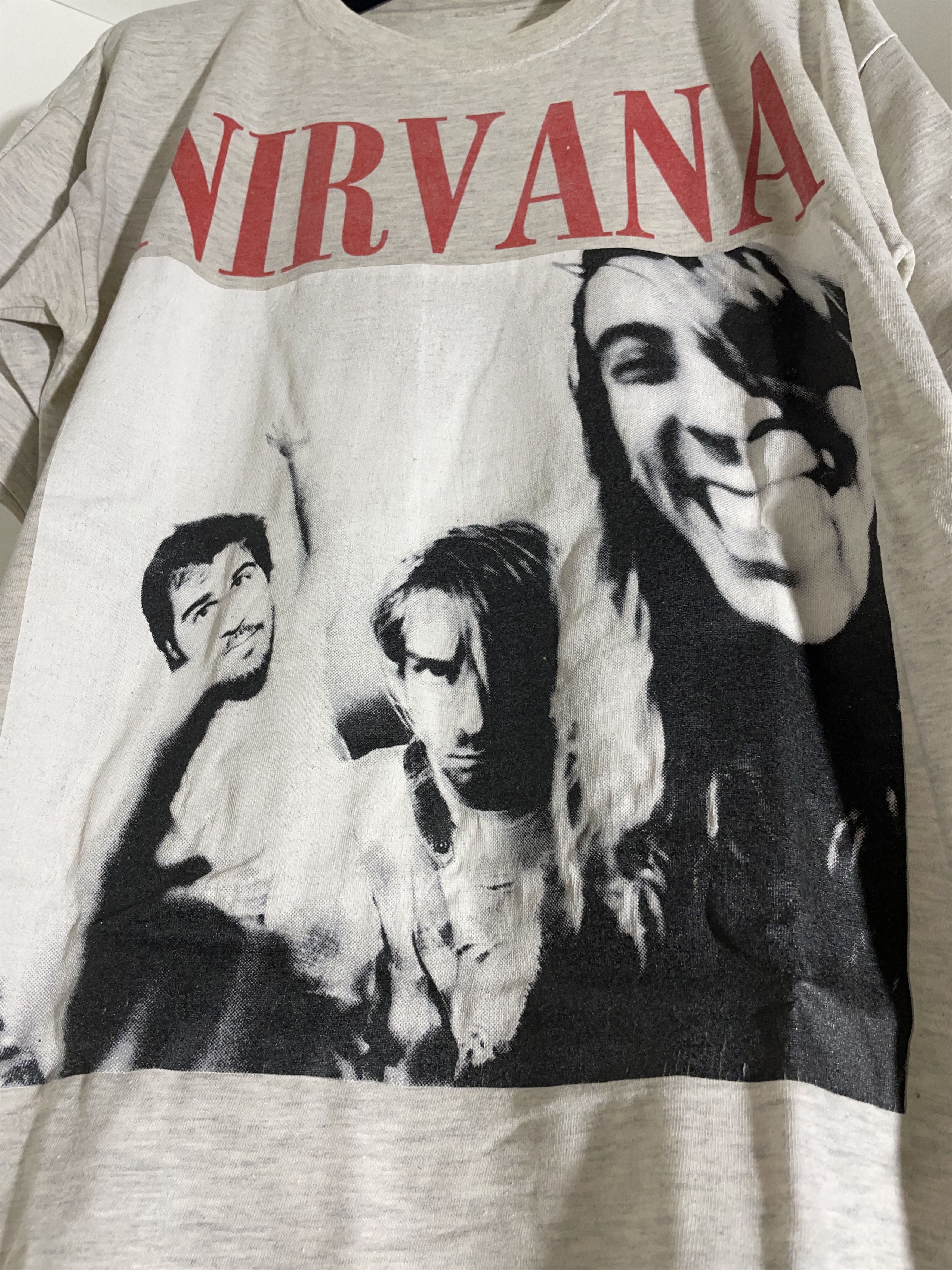 Band Tees Vintage 1991 Nirvana tour T shrit Helter skelter Size US XL / EU 56 / 4 - 2 Thumbnail