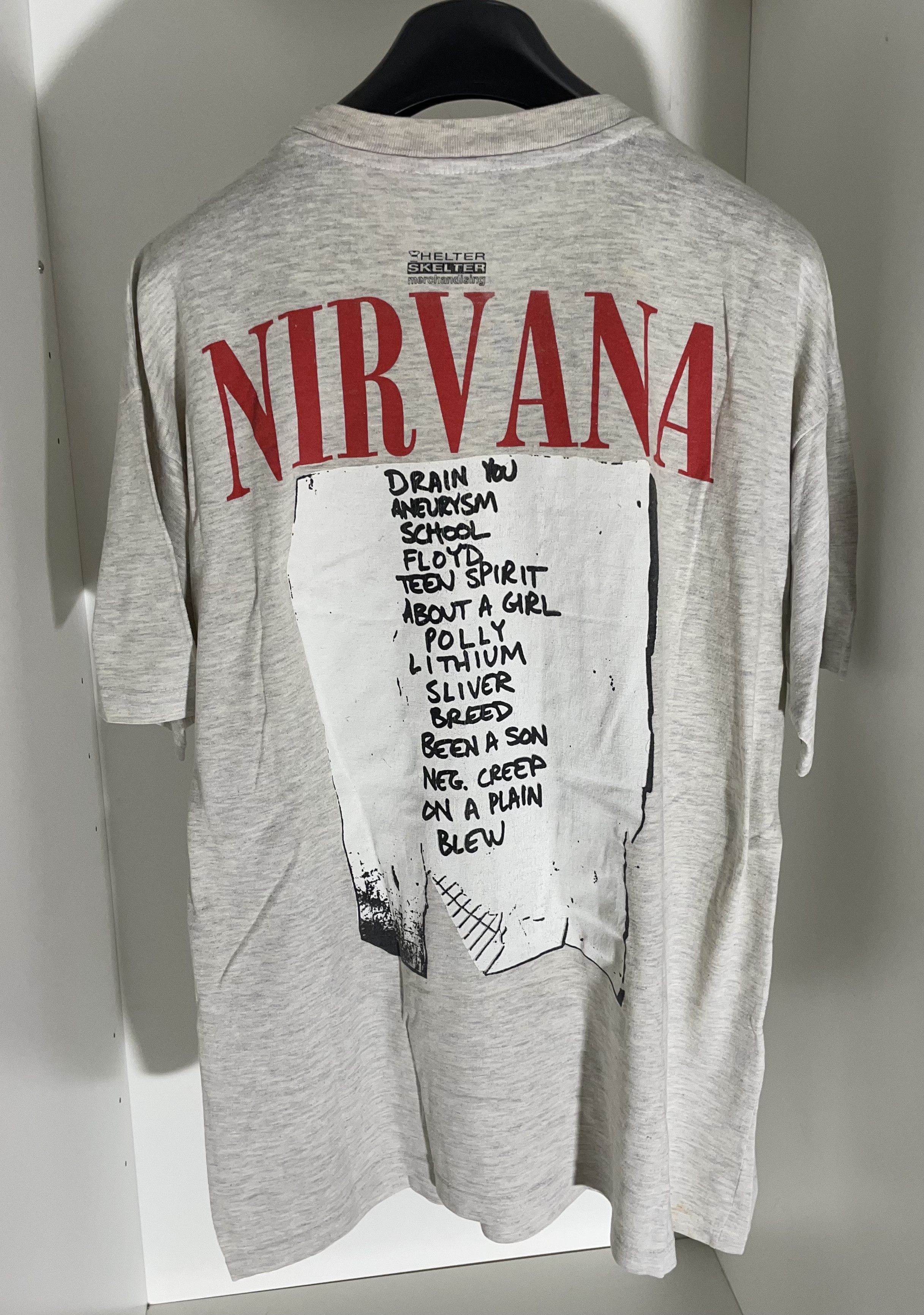 Band Tees Vintage 1991 Nirvana tour T shrit Helter skelter Size US XL / EU 56 / 4 - 4 Thumbnail