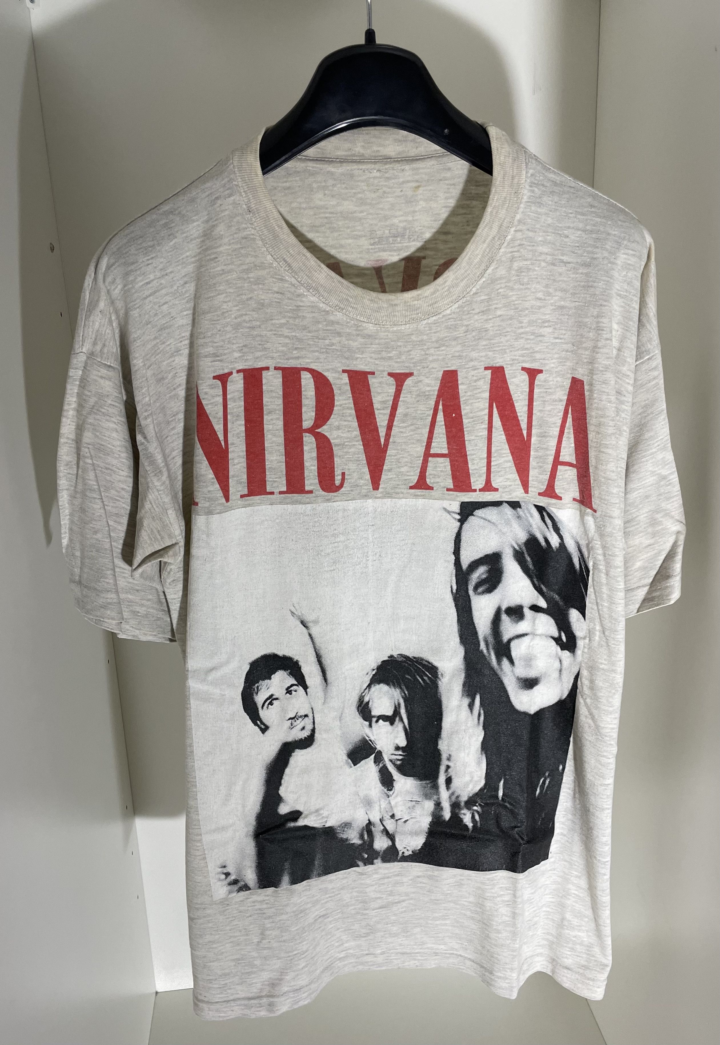 Band Tees Vintage 1991 Nirvana tour T shrit Helter skelter Size US XL / EU 56 / 4 - 1 Thumbnail