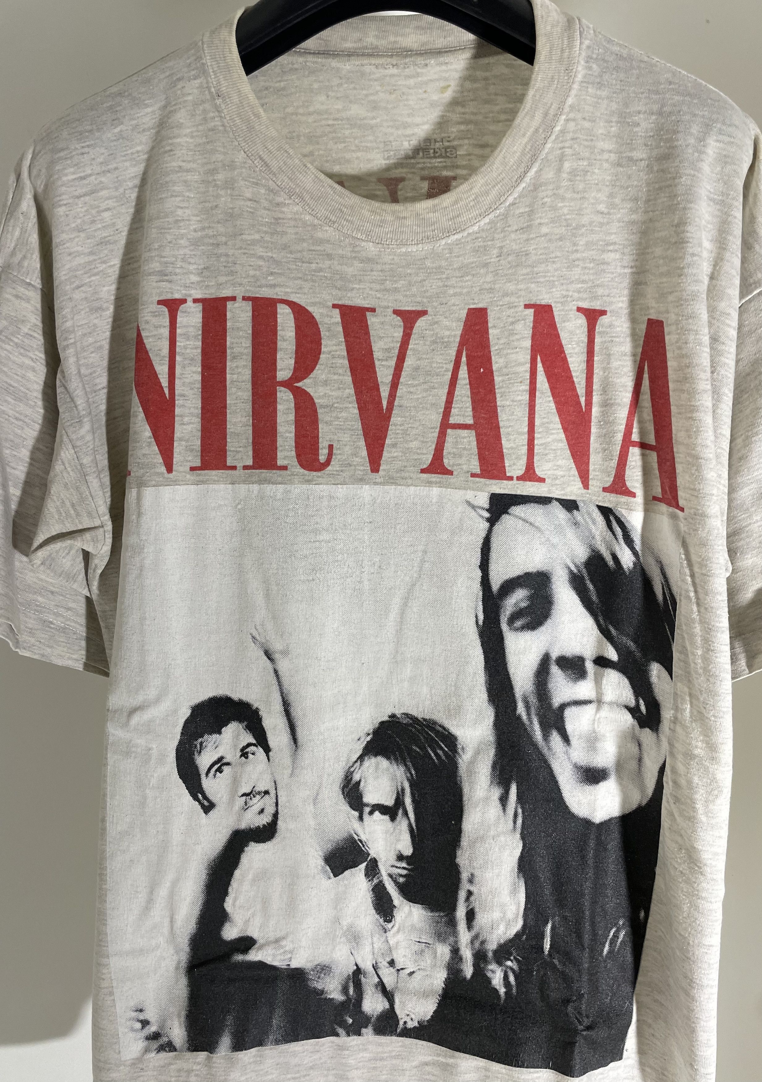 Band Tees Vintage 1991 Nirvana tour T shrit Helter skelter Size US XL / EU 56 / 4 - 3 Thumbnail