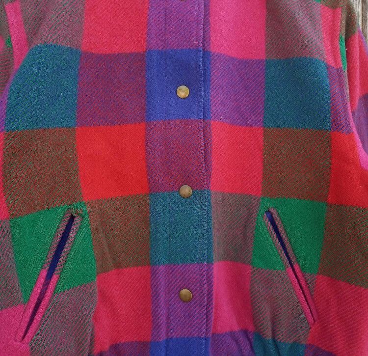 Vintage Vintage Wool Style Colourful Jacket Snap Button Style Size US S / EU 44-46 / 1 - 4 Thumbnail