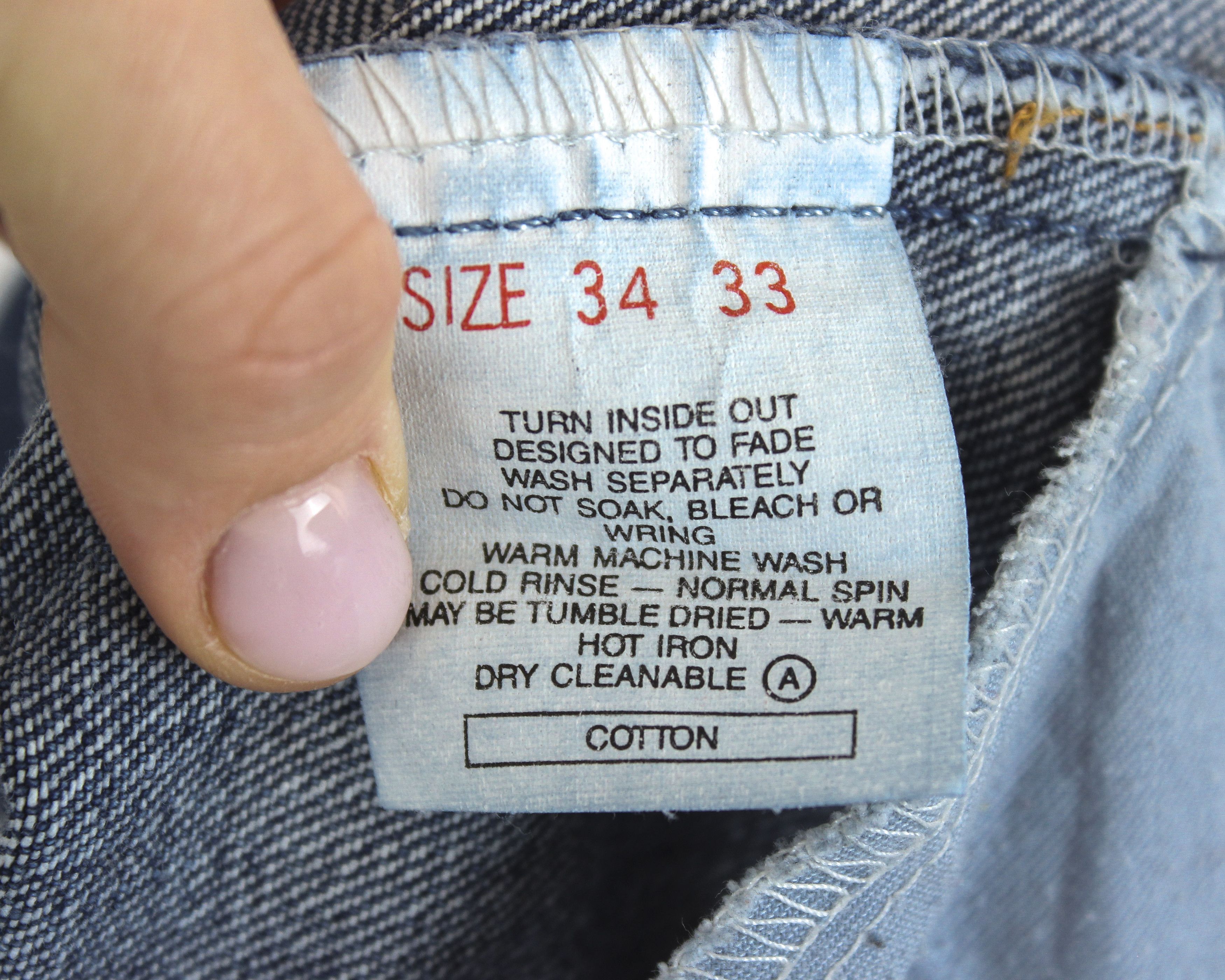 Levi's 657 Mens W34 L33 Regular Tapered Jeans Denim Pants Trousers Size US 34 / EU 50 - 6 Thumbnail