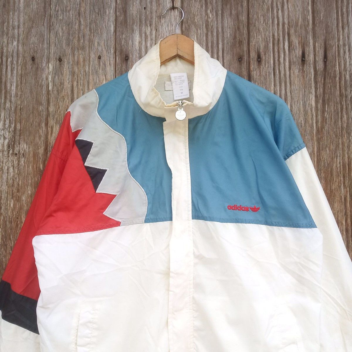 Adidas Adidas Classic Colourblock Windbreaker Zipper Jacket Size US M / EU 48-50 / 2 - 3 Thumbnail
