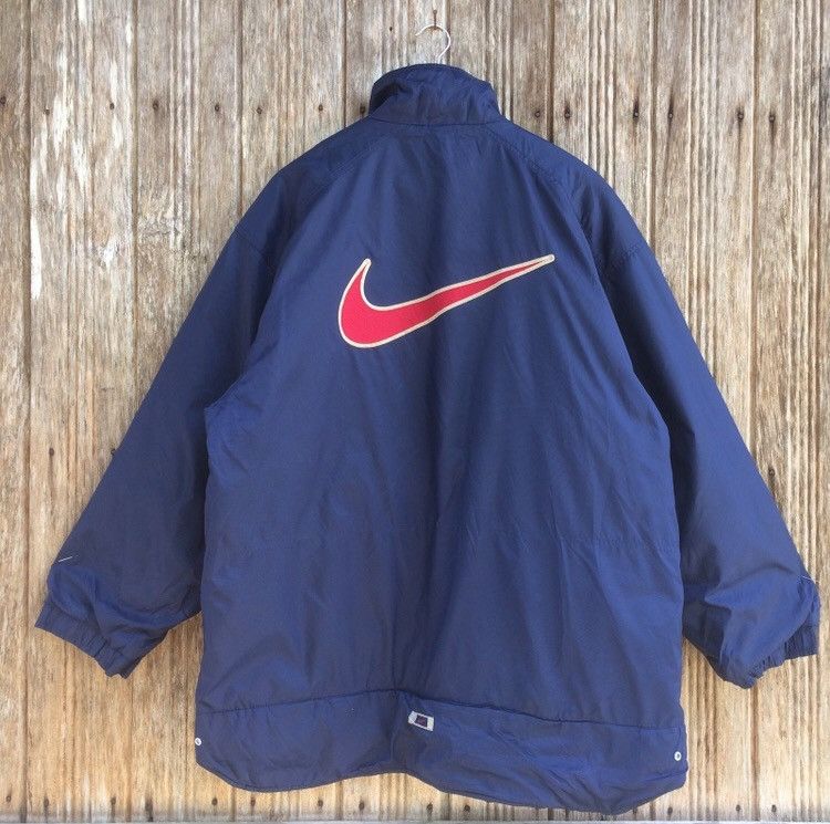 Nike Vintage Nike Big Logo Double Pocket Jacket Sports Size US L / EU 52-54 / 3 - 2 Thumbnail