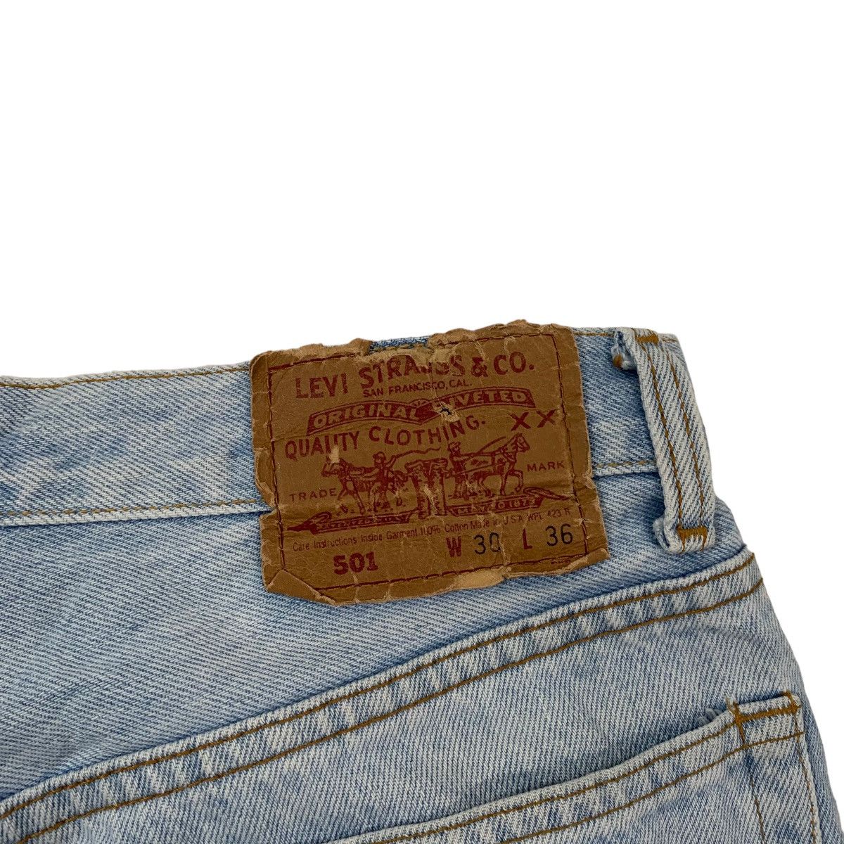 Levi's Vintage Levis 501 Jeans Size US 30 / EU 46 - 9 Thumbnail