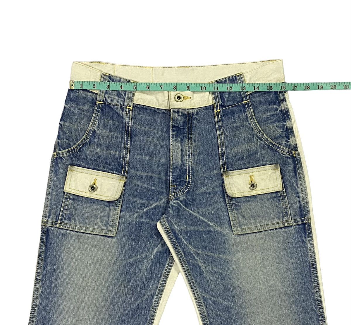 Japanese Brand × KOJIMA GENES × Vintage Kohima Genes Japan Hybrid Denim Jeans Size US 32 / EU 48 - 4 Thumbnail