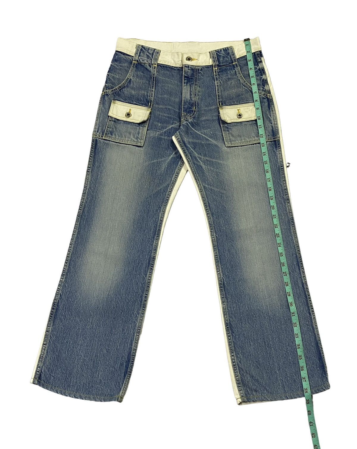 Japanese Brand × KOJIMA GENES × Vintage Kohima Genes Japan Hybrid Denim Jeans Size US 32 / EU 48 - 6 Thumbnail