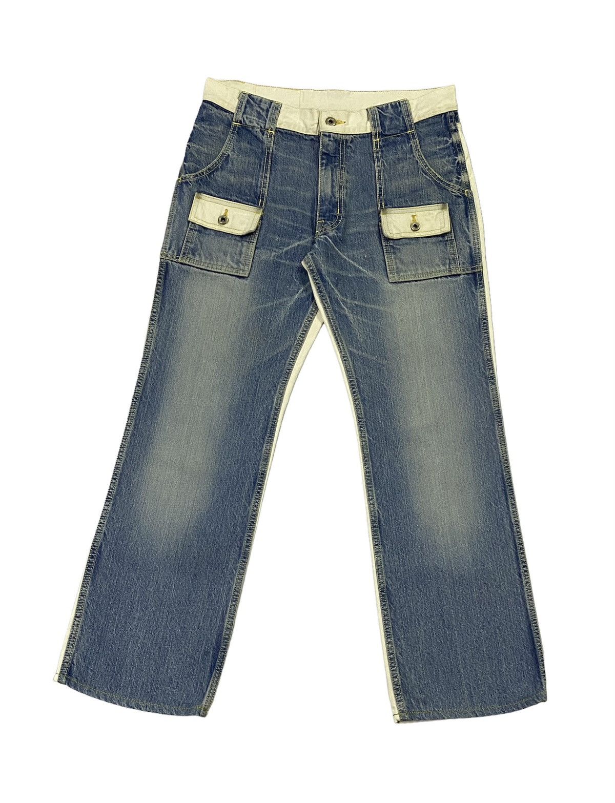 Japanese Brand × KOJIMA GENES × Vintage Kohima Genes Japan Hybrid Denim Jeans Size US 32 / EU 48 - 2 Thumbnail