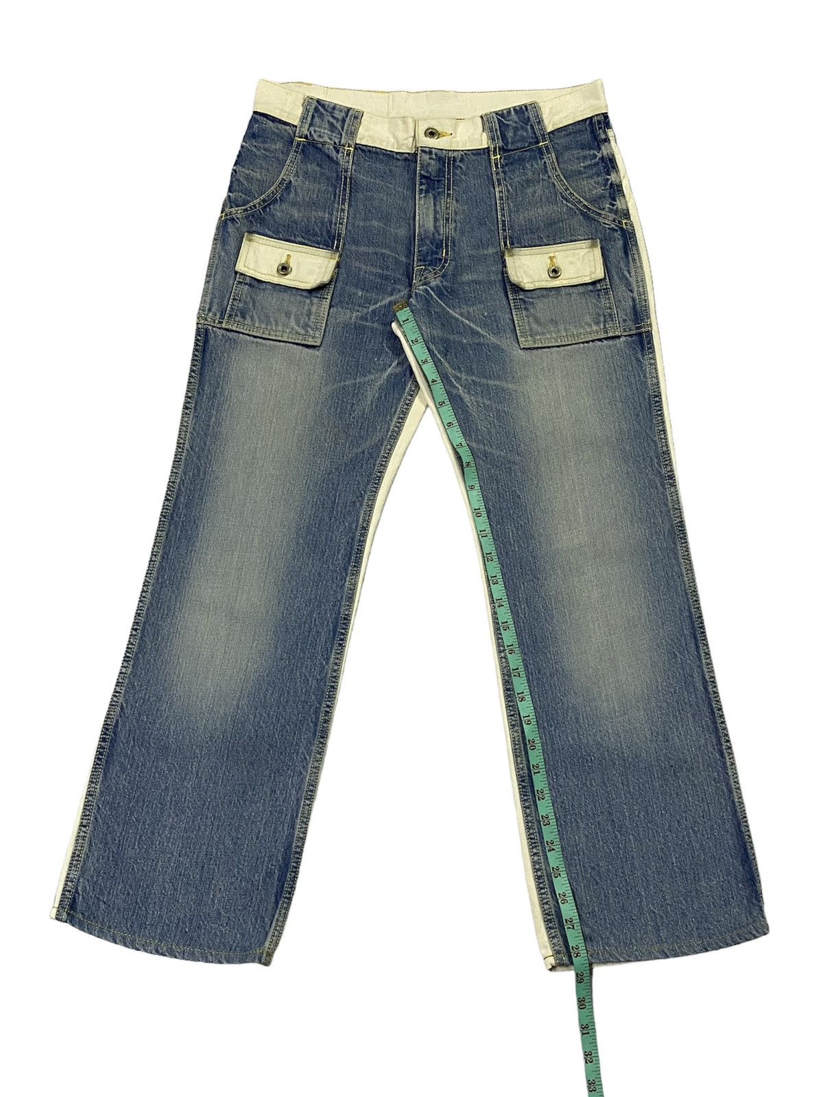 Japanese Brand × KOJIMA GENES × Vintage Kohima Genes Japan Hybrid Denim Jeans Size US 32 / EU 48 - 7 Thumbnail