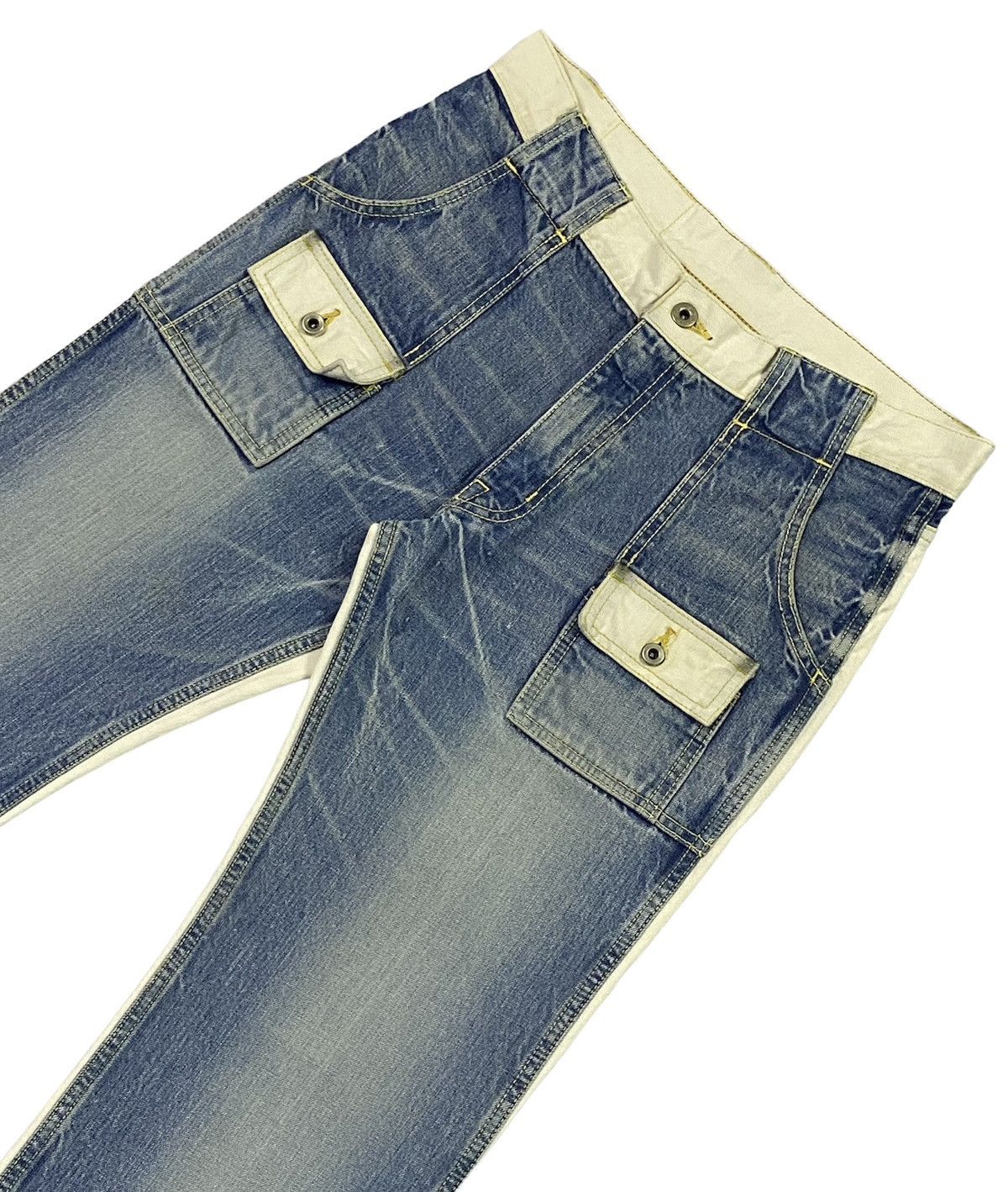 Japanese Brand × KOJIMA GENES × Vintage Kohima Genes Japan Hybrid Denim Jeans Size US 32 / EU 48 - 19 Thumbnail
