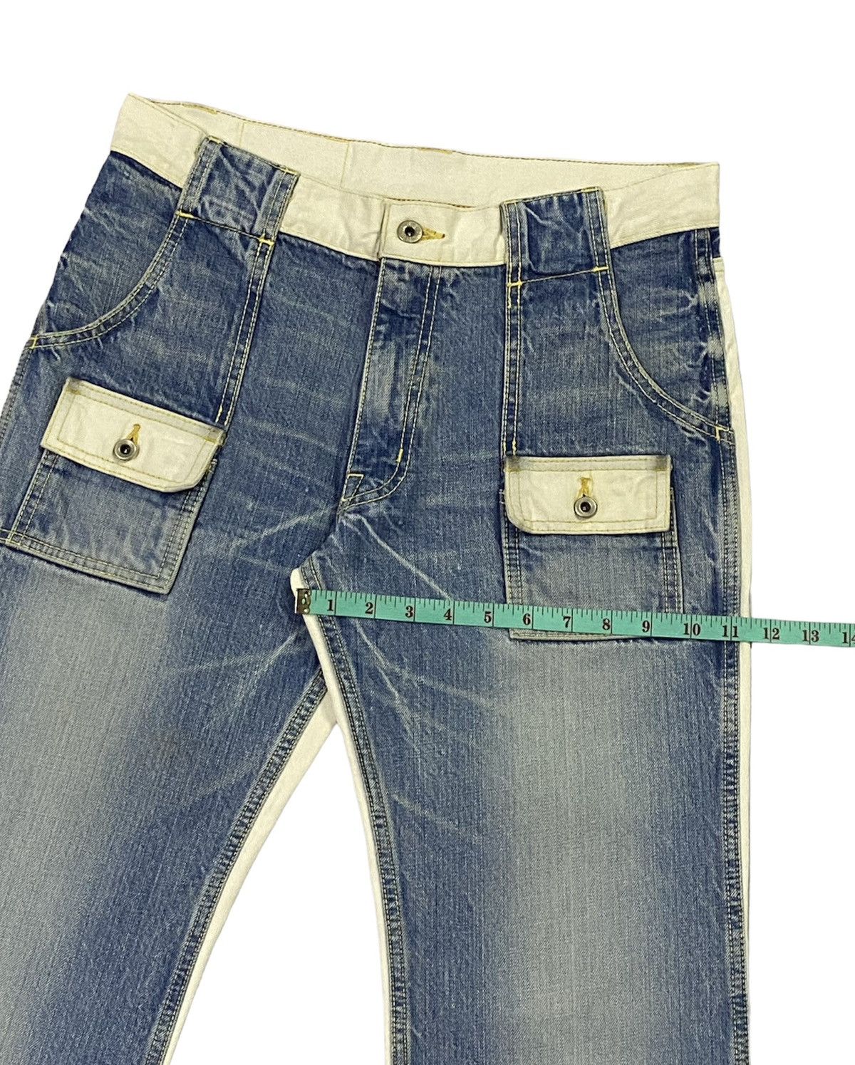 Japanese Brand × KOJIMA GENES × Vintage Kohima Genes Japan Hybrid Denim Jeans Size US 32 / EU 48 - 8 Thumbnail