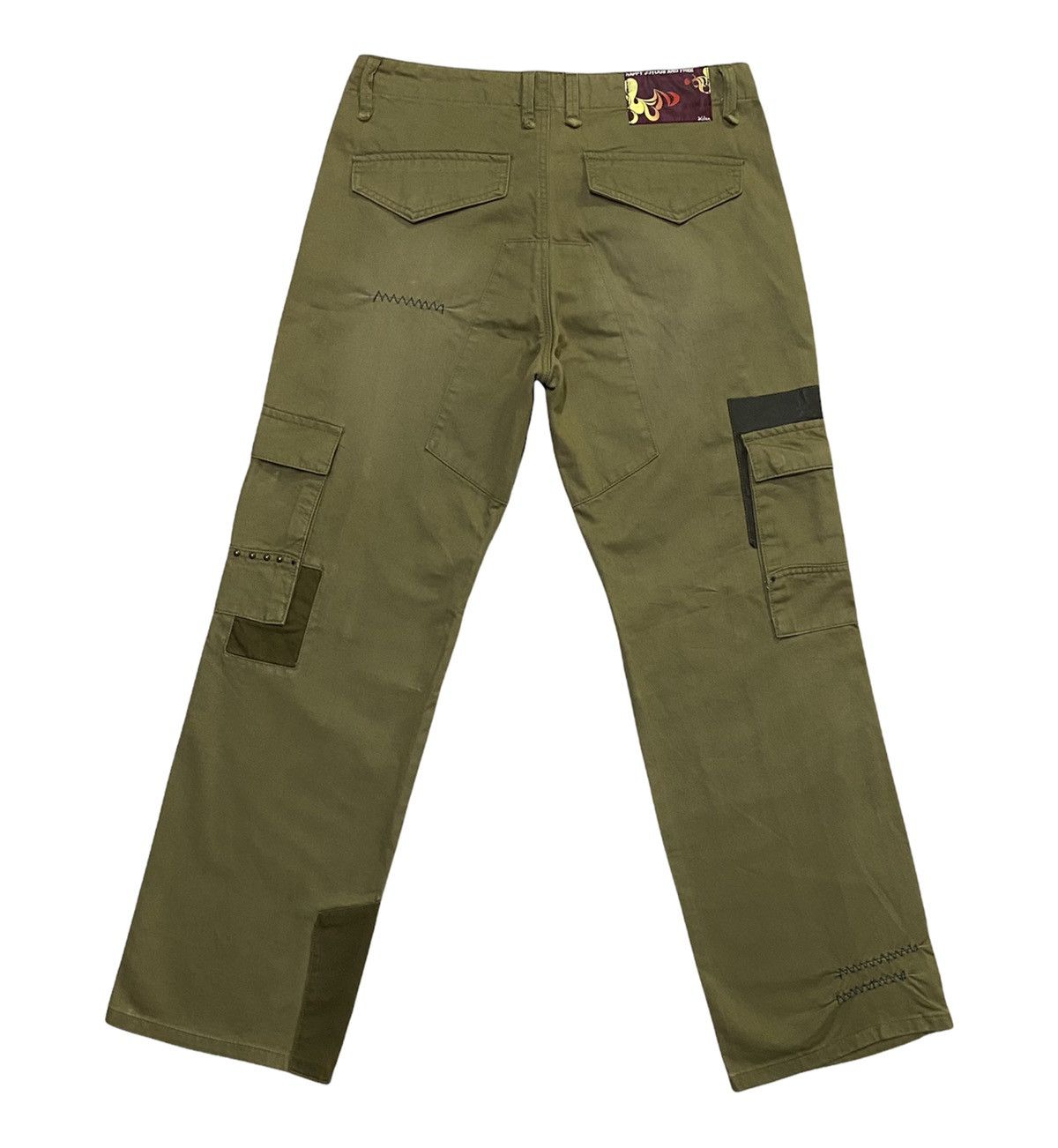 Japanese Brand Kelen Patchwork Khakis Pants Size US 34 / EU 50 - 3 Thumbnail