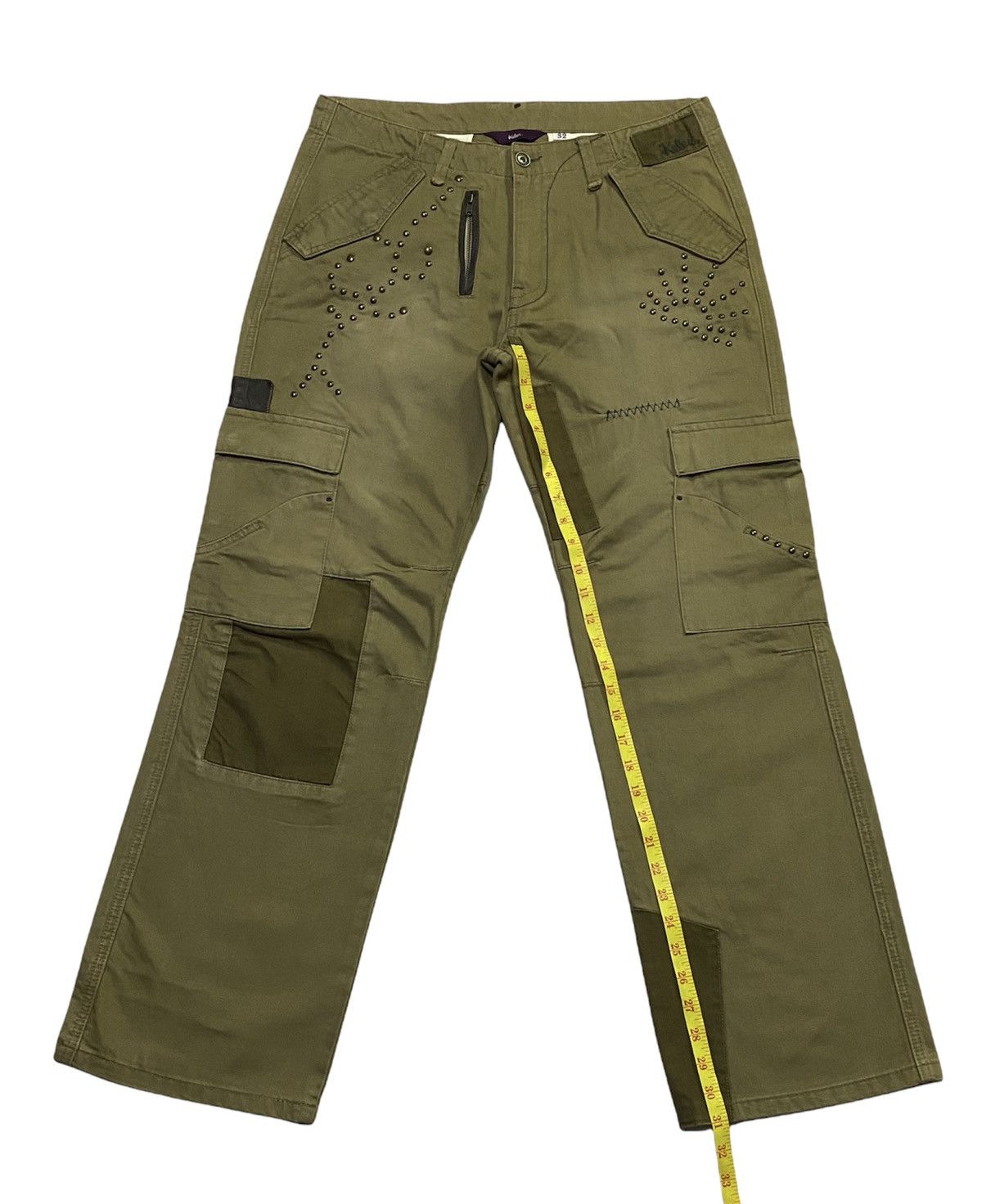 Japanese Brand Kelen Patchwork Khakis Pants Size US 34 / EU 50 - 7 Thumbnail