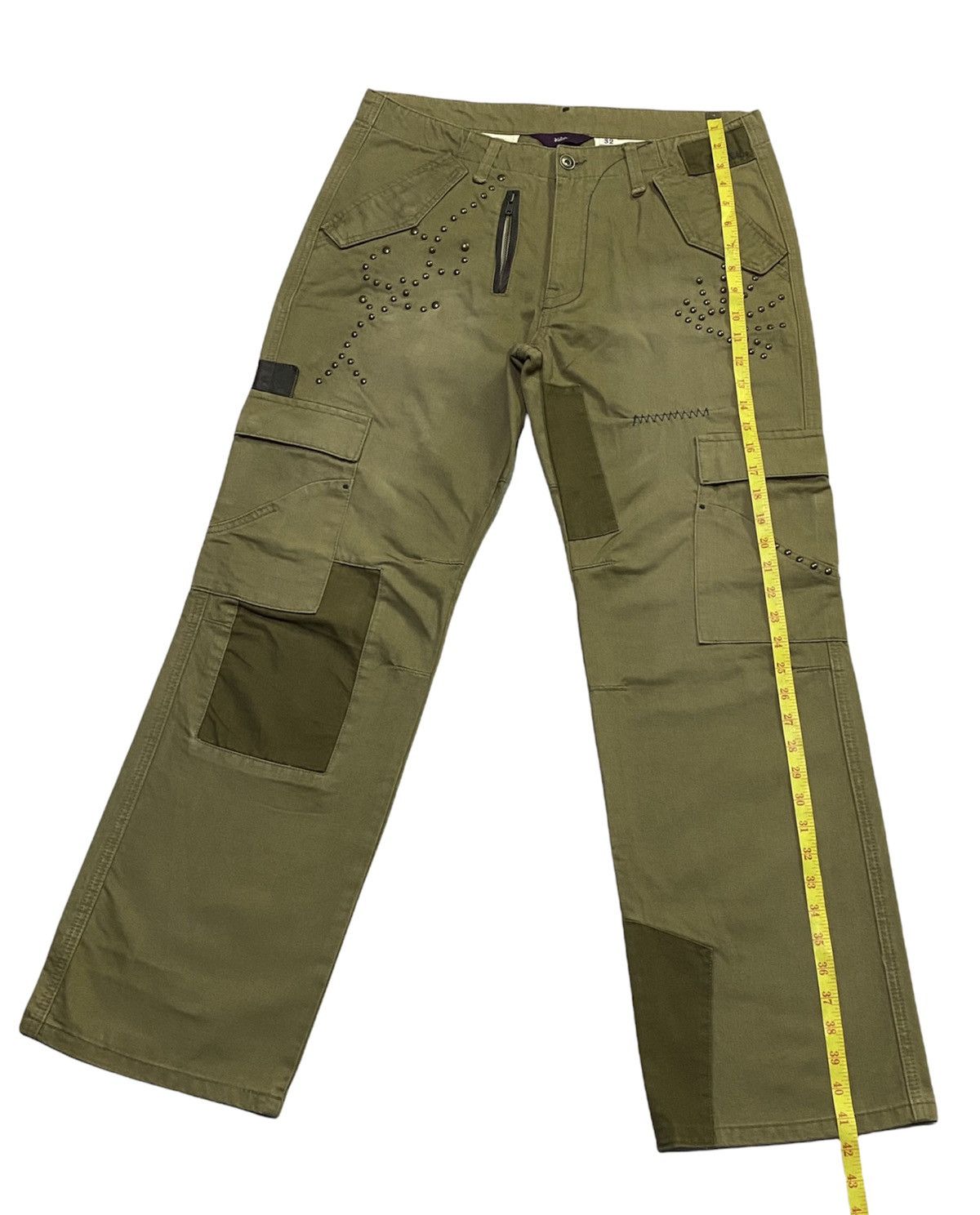 Japanese Brand Kelen Patchwork Khakis Pants Size US 34 / EU 50 - 6 Thumbnail