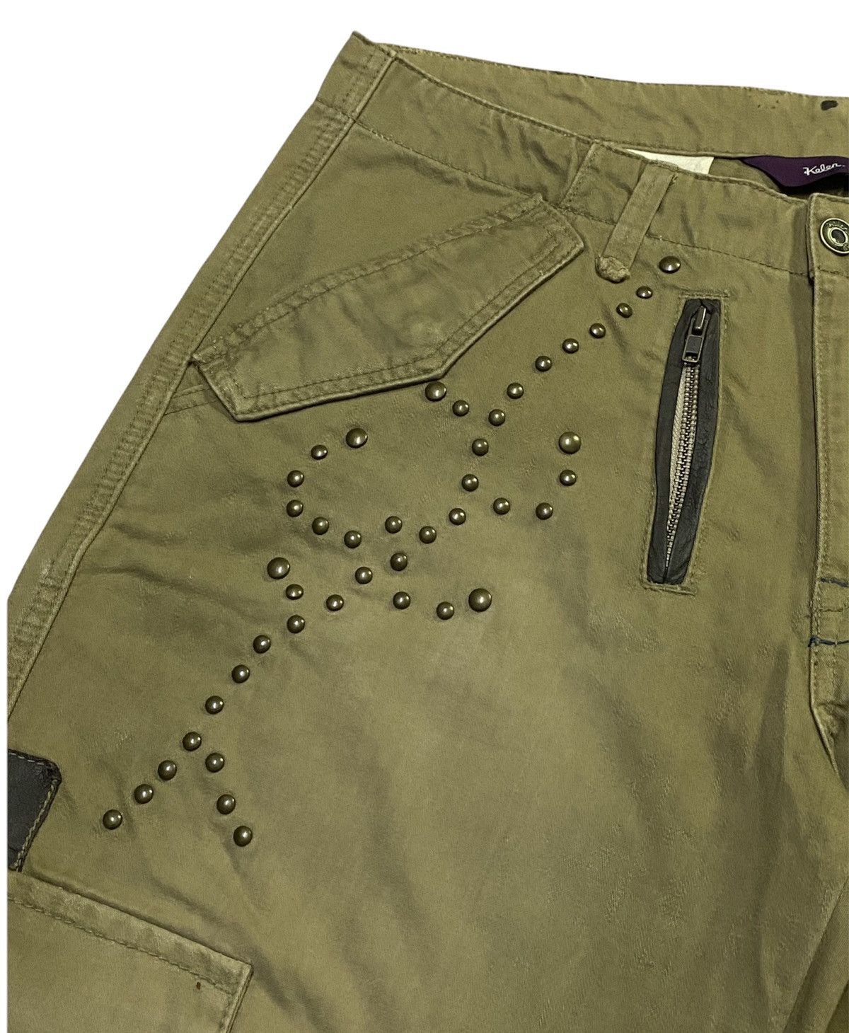 Japanese Brand Kelen Patchwork Khakis Pants Size US 34 / EU 50 - 20 Thumbnail
