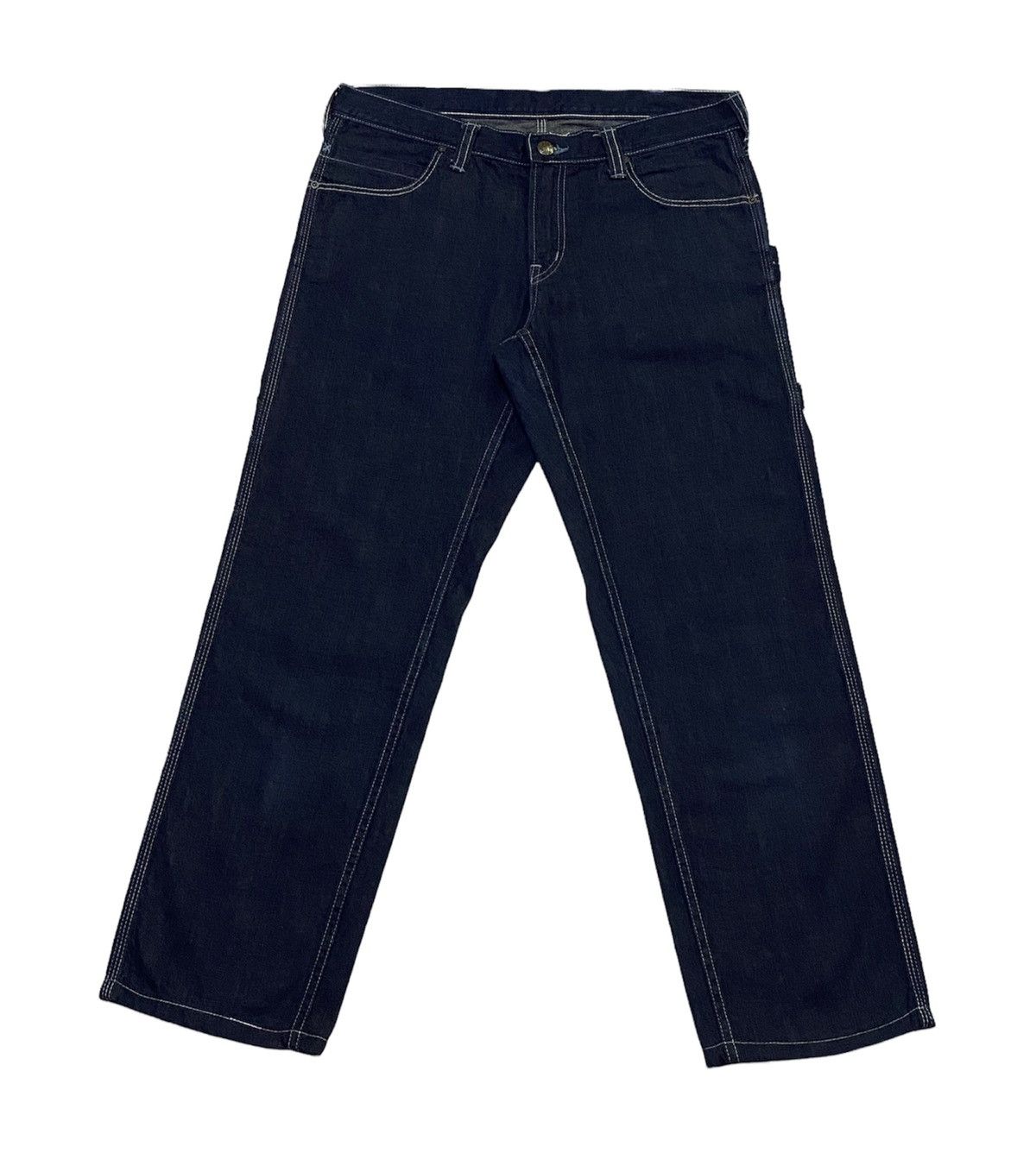 Blue Blue Japan × Japanese Brand Blue Blue Carpenter Denim Pants Size US 32 / EU 48 - 2 Thumbnail
