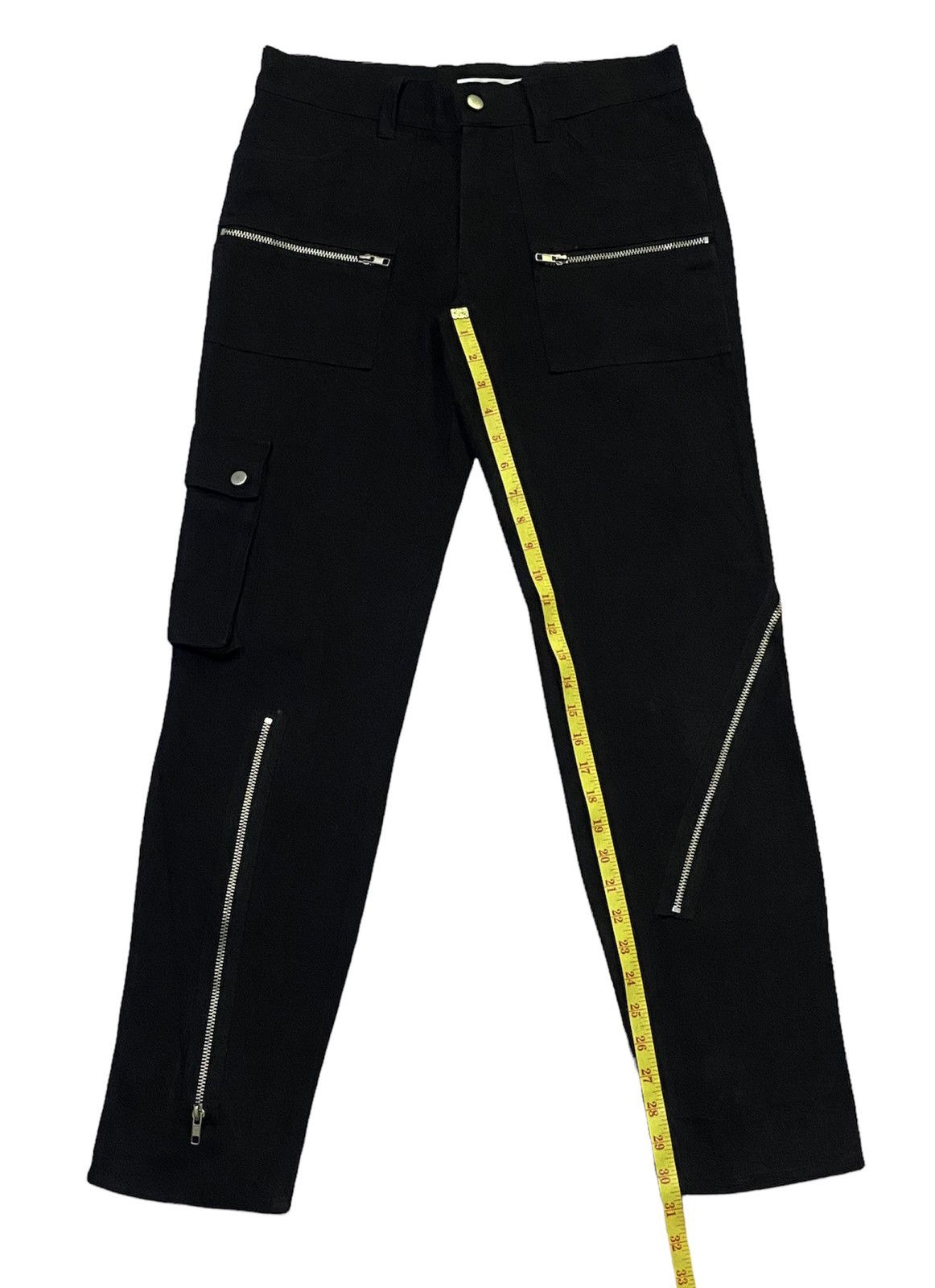 Japanese Brand Japanese Brand "ACDC RAG” Bondage Zipper Pants Size US 32 / EU 48 - 7 Thumbnail