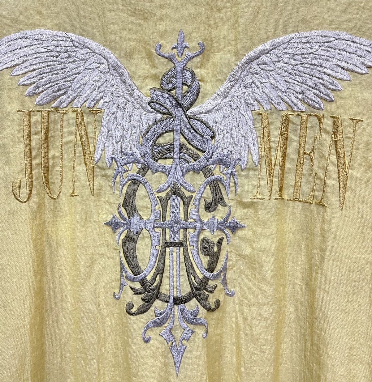 JUN MEN JUN MEN Classic Elegance Embroidery Tribal Wings Reversible Size US M / EU 48-50 / 2 - 8 Thumbnail