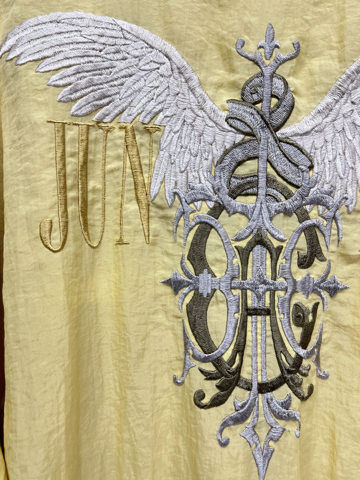 JUN MEN JUN MEN Classic Elegance Embroidery Tribal Wings Reversible Size US M / EU 48-50 / 2 - 6 Thumbnail