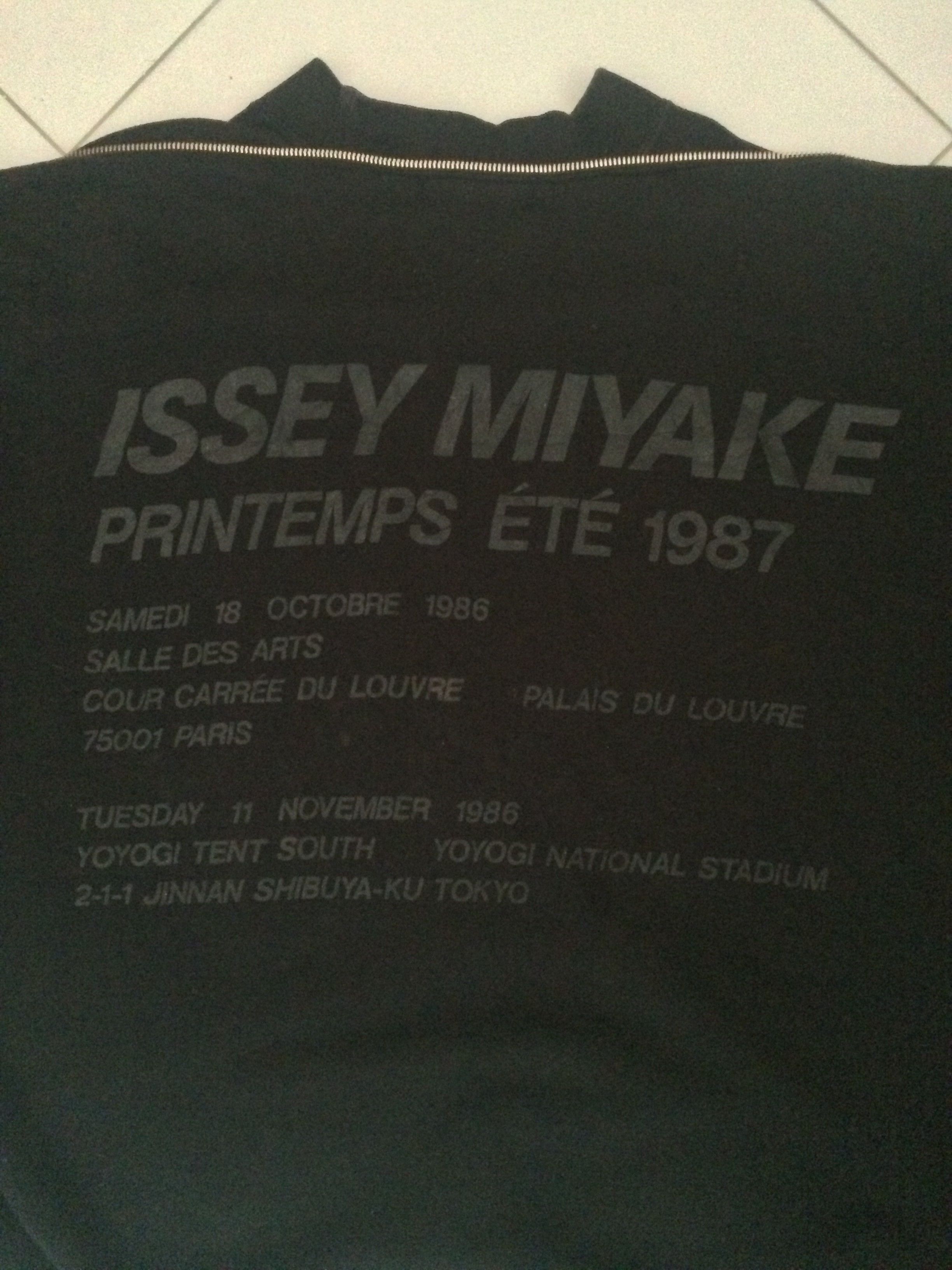Issey Miyake × Vintage Issey Miyake Sweatshirt Printemps Ete