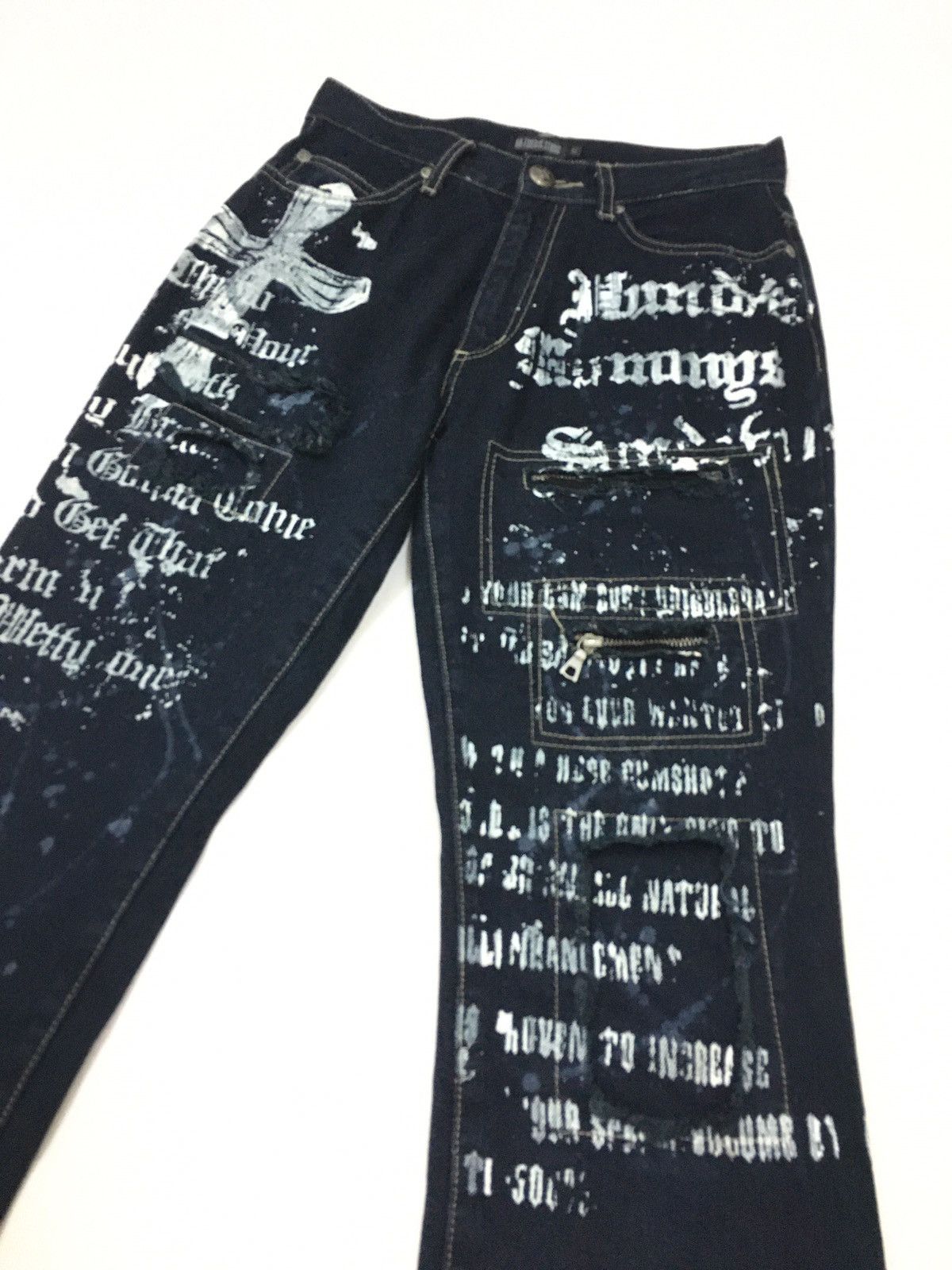 Designer × Japanese Brand Ba Tsu Studio Painter Jeans Size US 28 / EU 44 - 2 Thumbnail