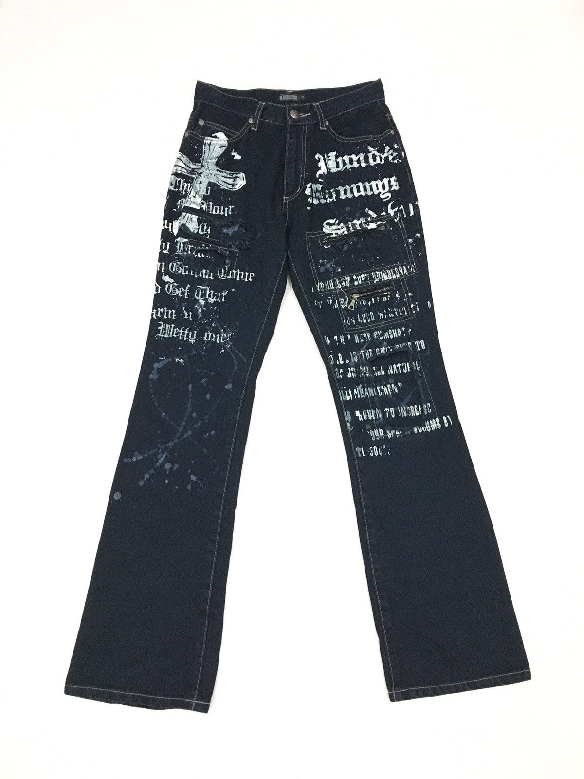 Designer × Japanese Brand Ba Tsu Studio Painter Jeans Size US 28 / EU 44 - 1 Thumbnail