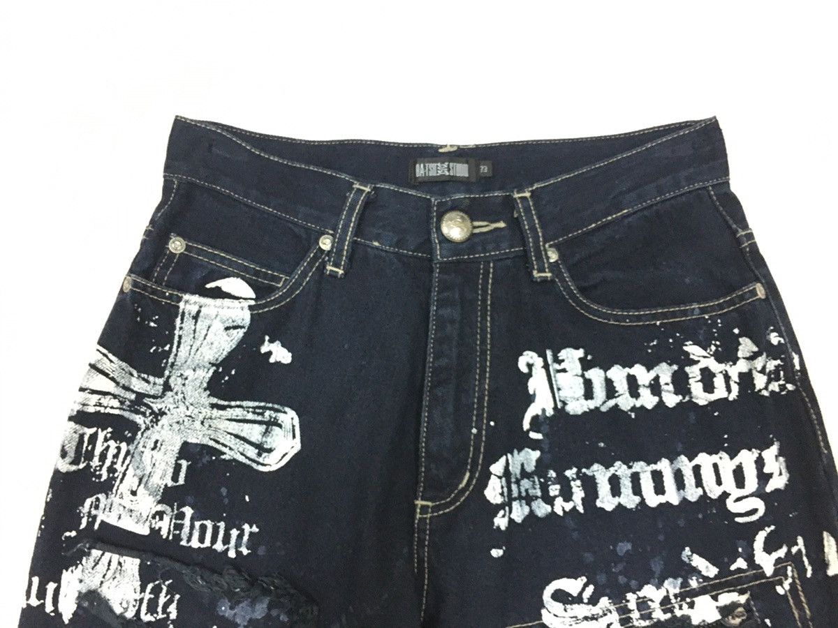 Designer × Japanese Brand Ba Tsu Studio Painter Jeans Size US 28 / EU 44 - 3 Thumbnail