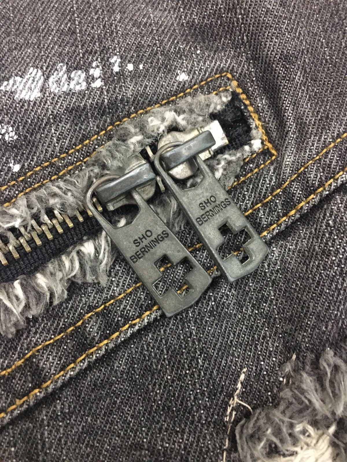 Japanese Brand × Seditionaries Berning Sho Ripped Denim Skull Jeans Size US 30 / EU 46 - 9 Thumbnail