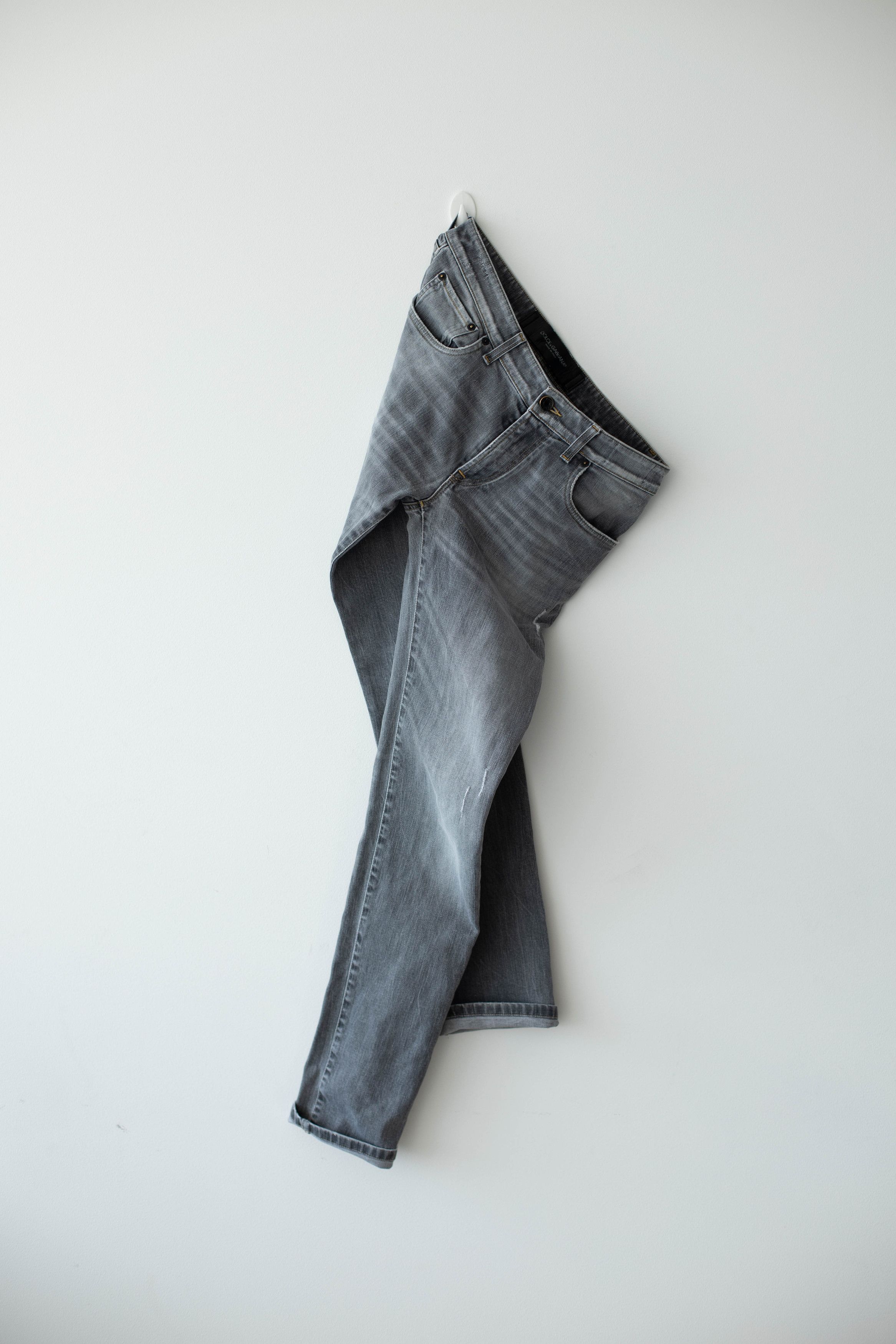 Dolce & Gabbana Dolce & Gabbana Denim stretch grey jeans Size 36" / US 14 / IT 50 - 2 Thumbnail