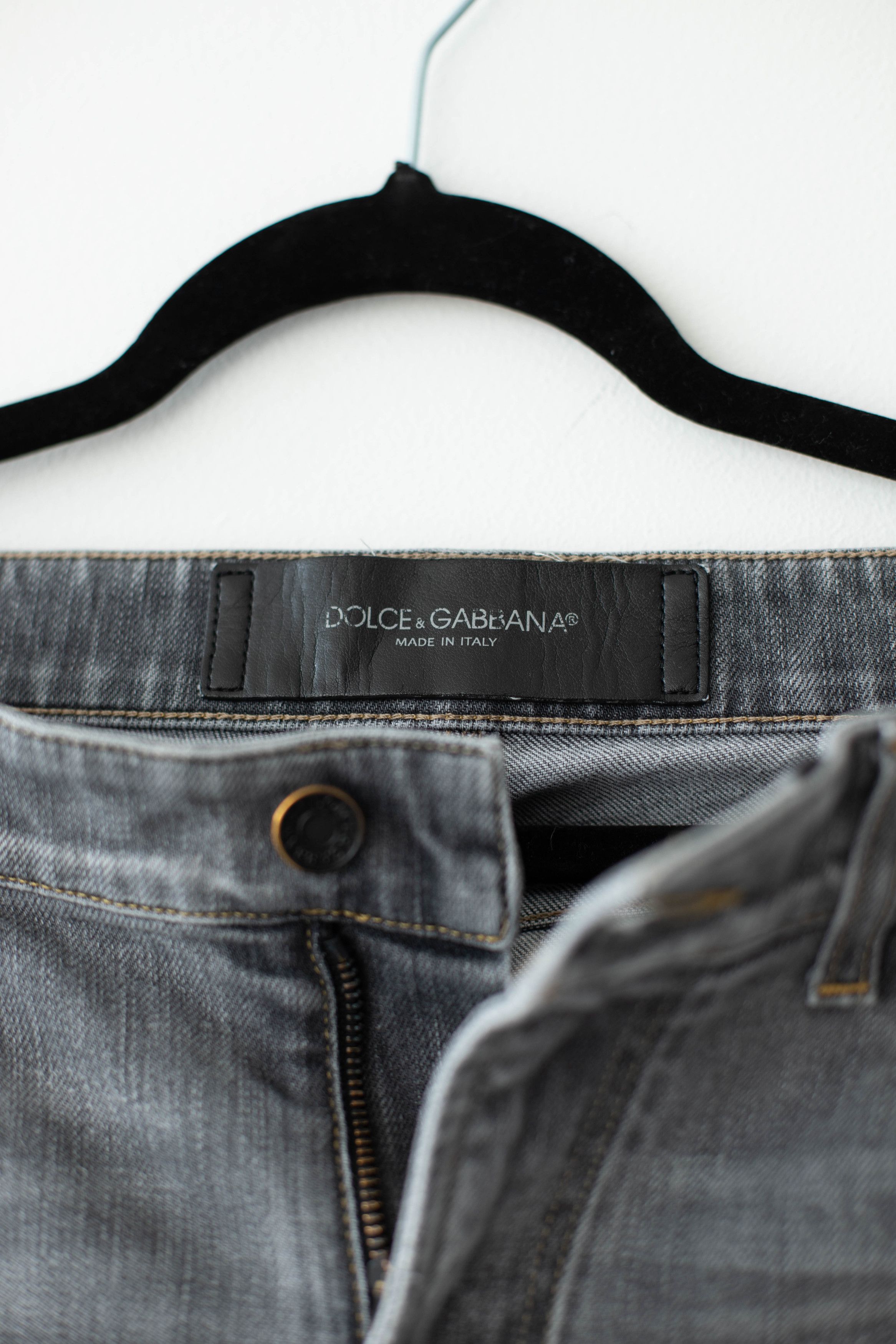 Dolce & Gabbana Dolce & Gabbana Denim stretch grey jeans Size 36" / US 14 / IT 50 - 12 Thumbnail