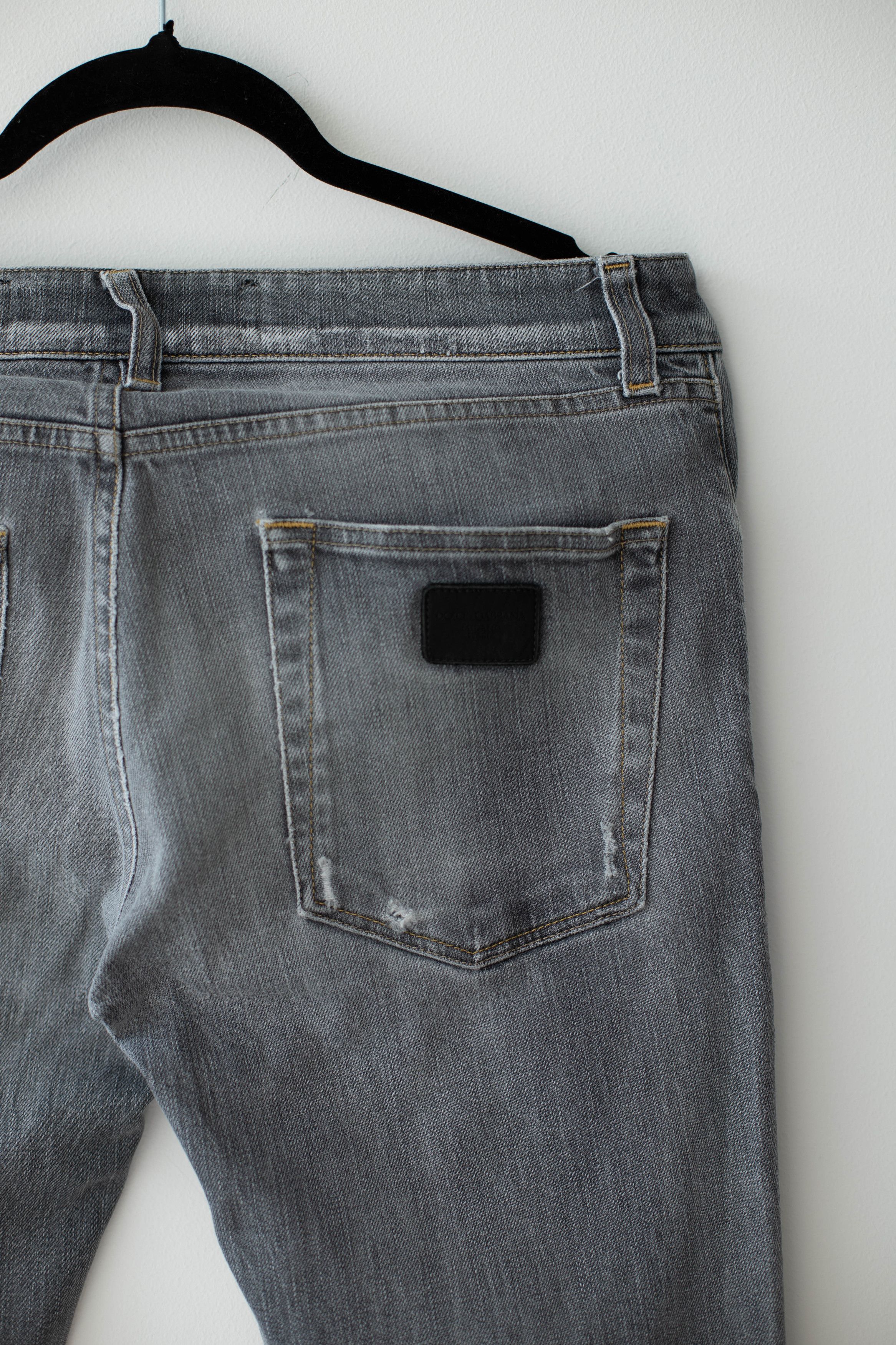 Dolce & Gabbana Dolce & Gabbana Denim stretch grey jeans Size 36" / US 14 / IT 50 - 13 Thumbnail