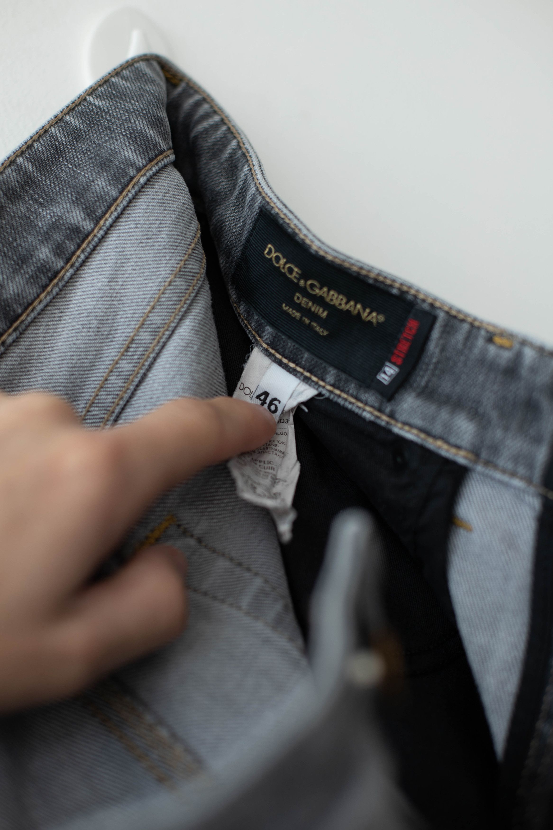 Dolce & Gabbana Dolce & Gabbana Denim stretch grey jeans Size 36" / US 14 / IT 50 - 23 Thumbnail