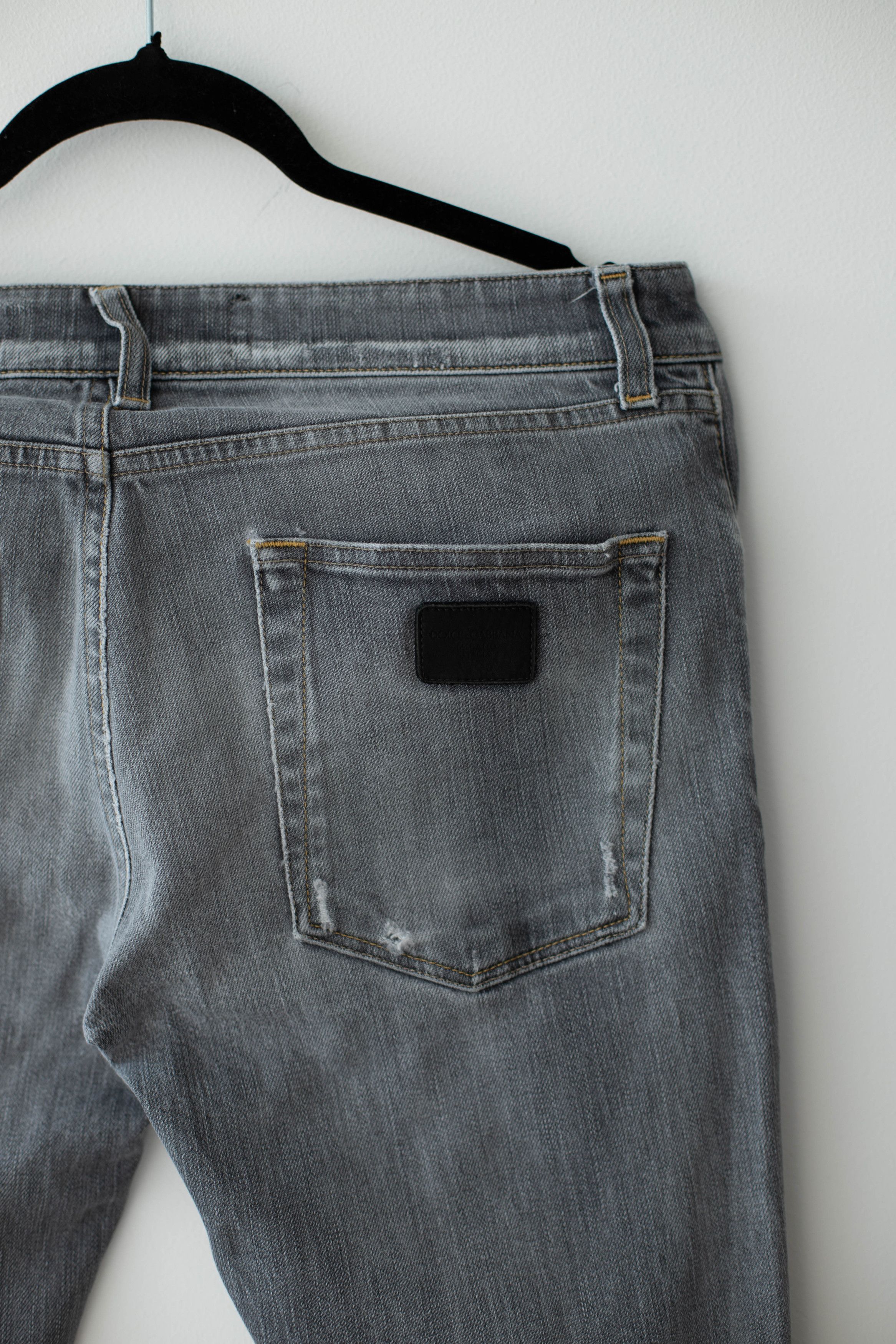 Dolce & Gabbana Dolce & Gabbana Denim stretch grey jeans Size 36" / US 14 / IT 50 - 15 Thumbnail