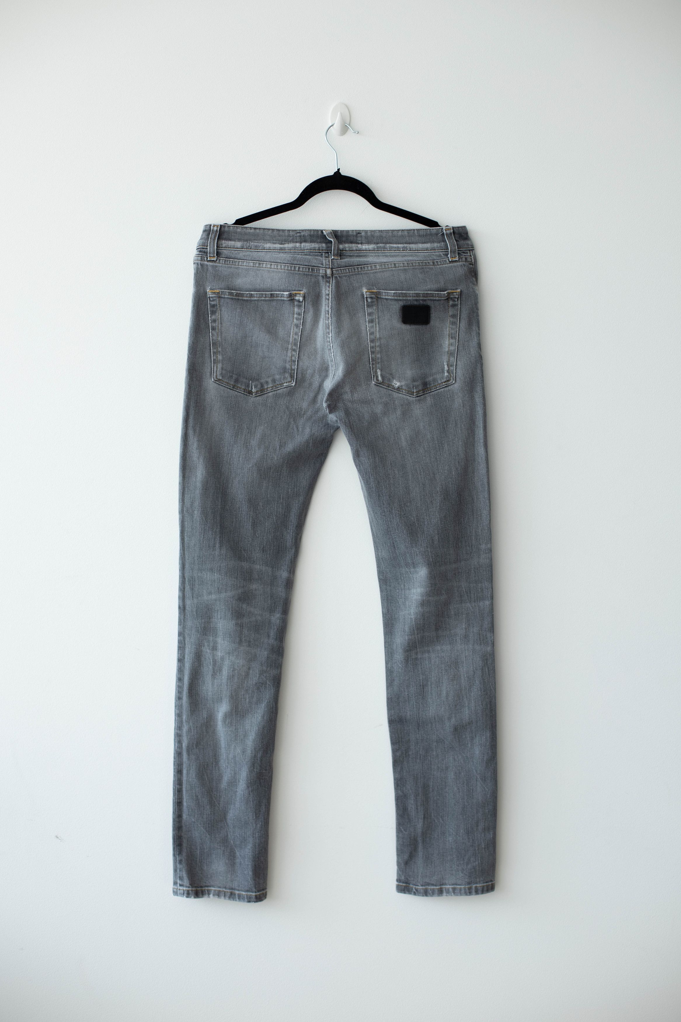 Dolce & Gabbana Dolce & Gabbana Denim stretch grey jeans Size 36" / US 14 / IT 50 - 3 Thumbnail
