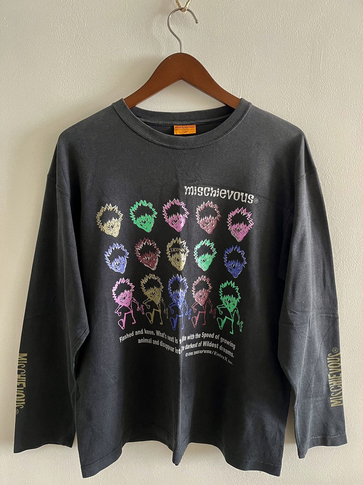 Vintage VINTAGE💥💥PUNK MISCHIEVOUS SKUNK VERY RARE Size US M / EU 48-50 / 2 - 5 Thumbnail