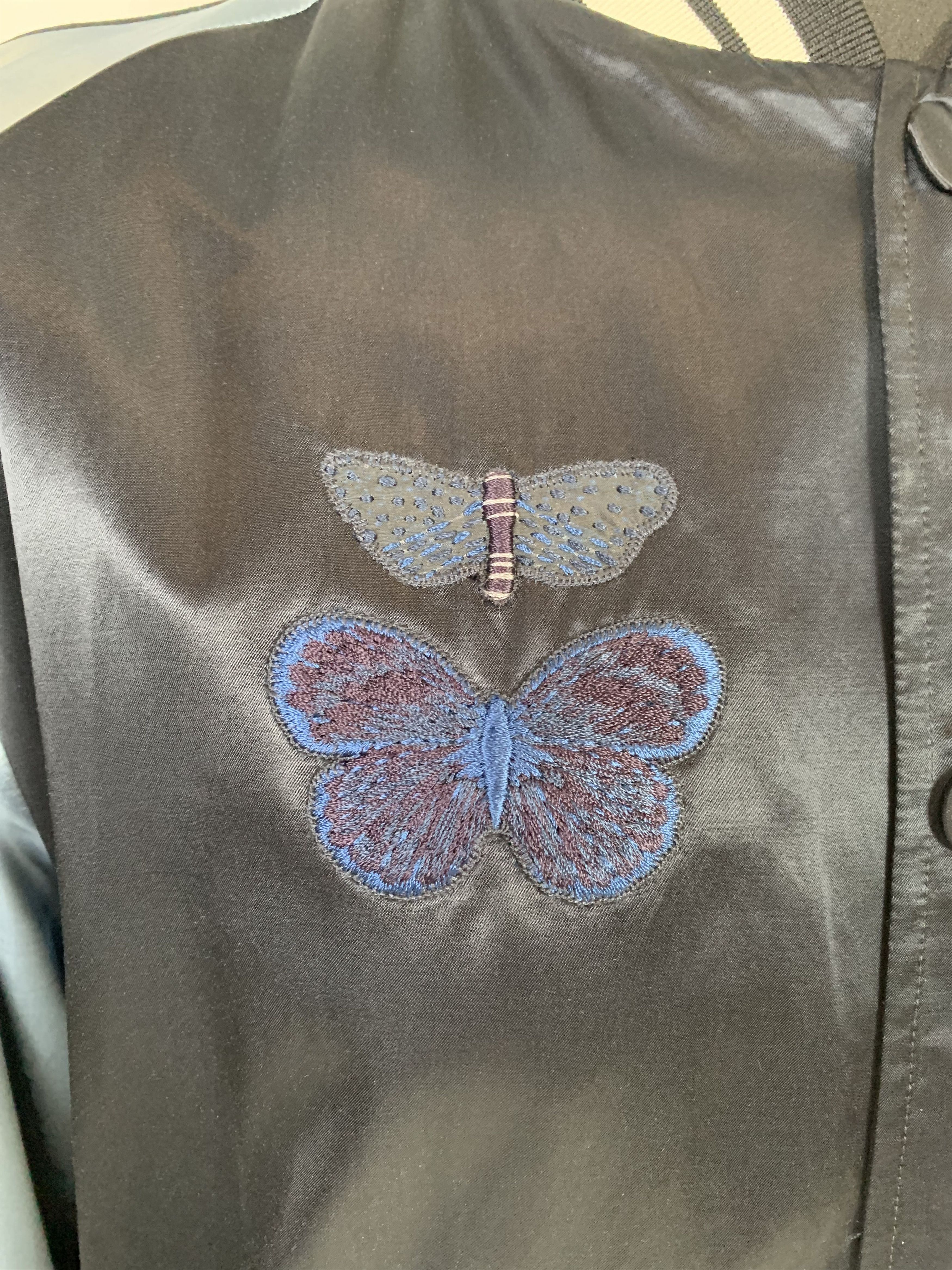 Valentino Valentino Silk Bomber Jacket Size US L / EU 52-54 / 3 - 6 Thumbnail
