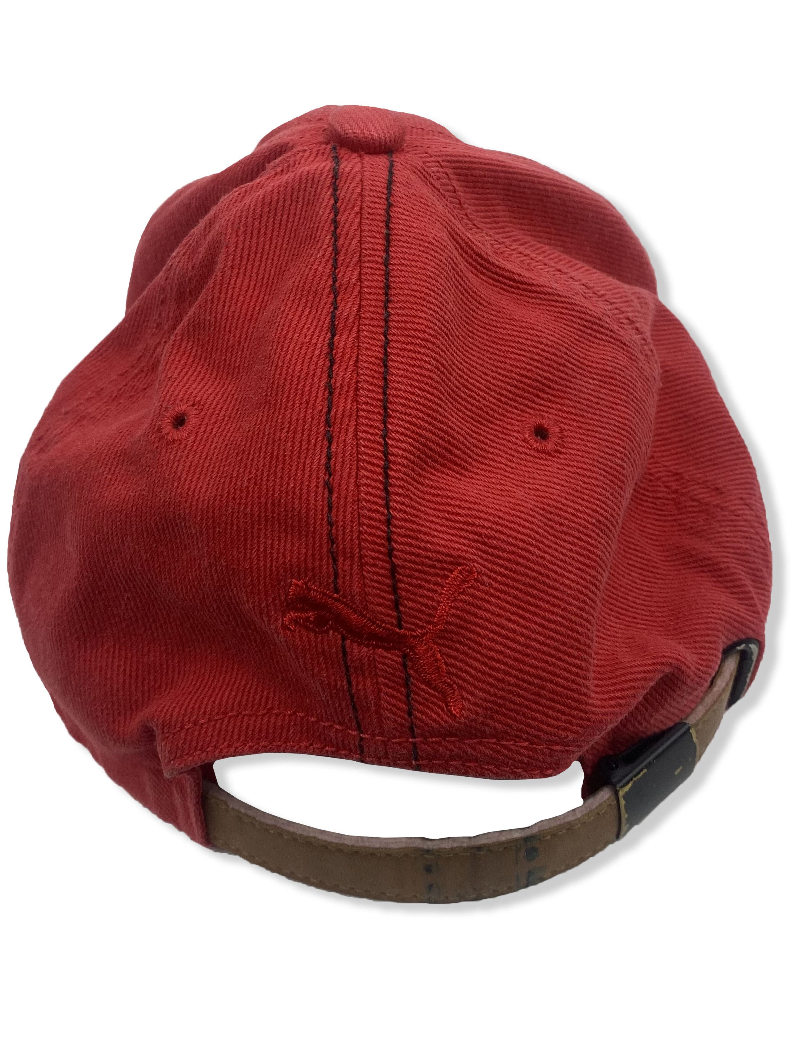 Ferrari Vintage Y2K FERRARI x PUMA Racing BigLogo Red Faded Cap M346 Size ONE SIZE - 4 Thumbnail