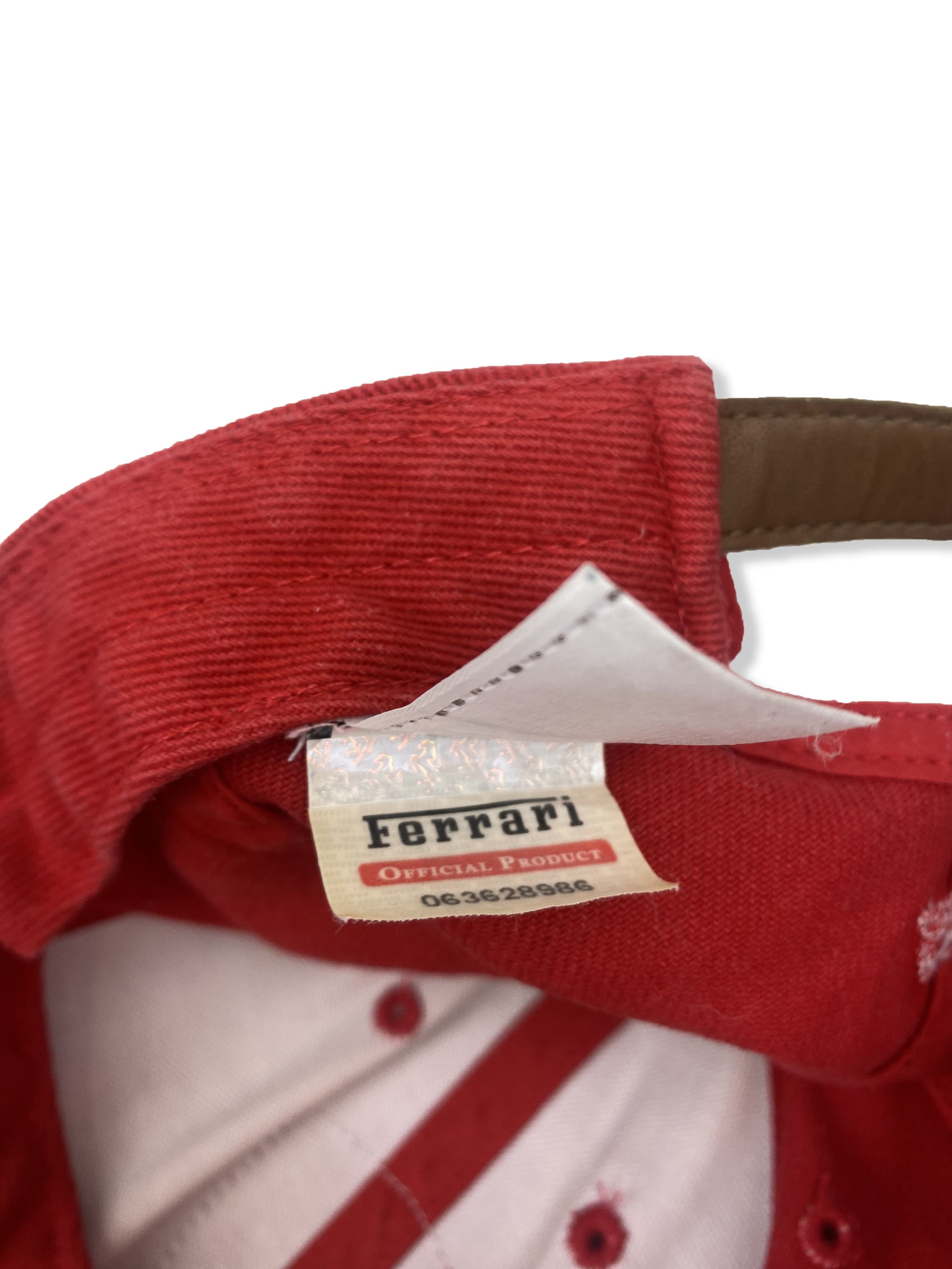 Ferrari Vintage Y2K FERRARI x PUMA Racing BigLogo Red Faded Cap M346 Size ONE SIZE - 8 Thumbnail