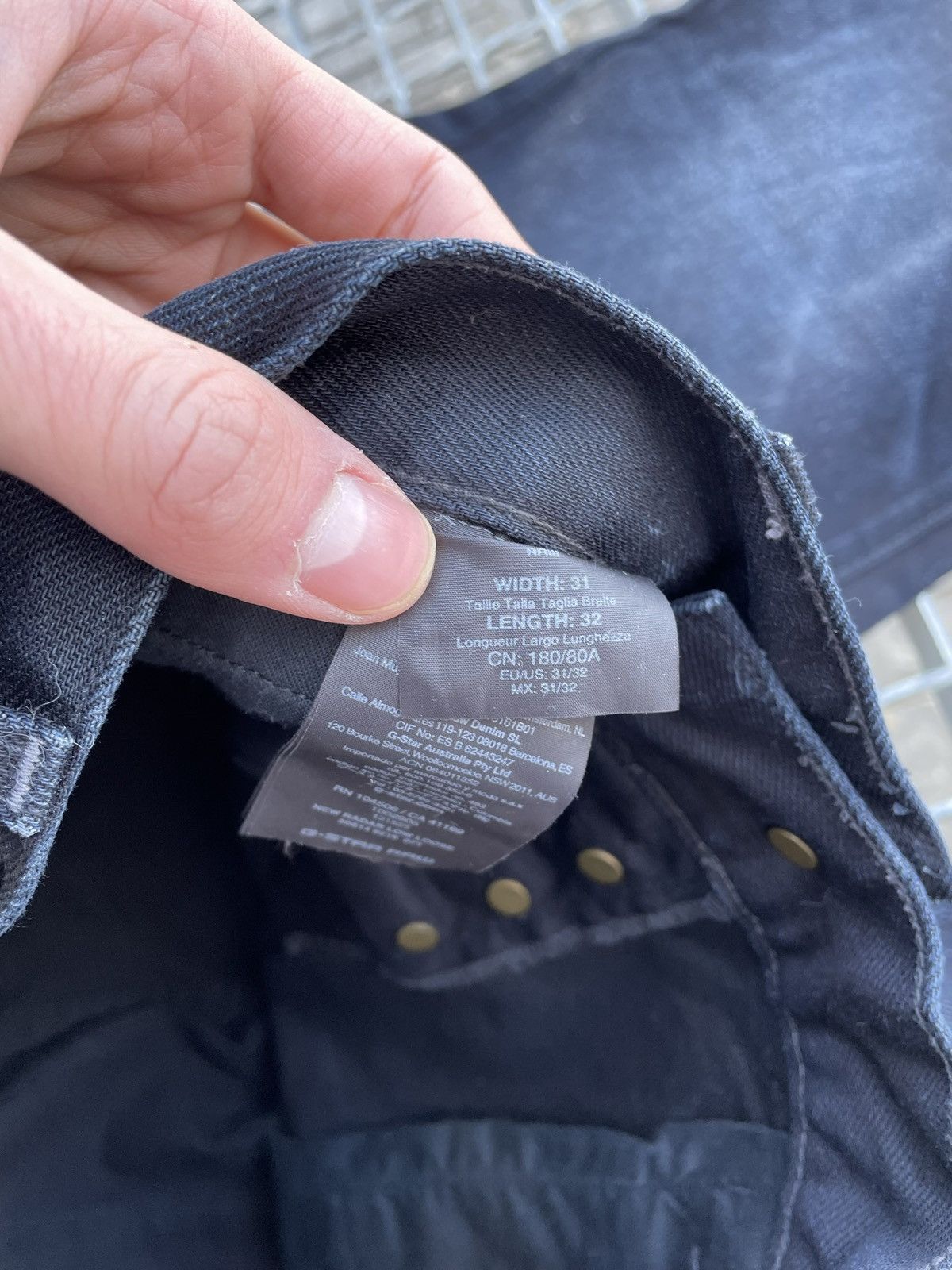 G-Star × Vintage Vintage G Star raw jeans denim straight fit Size US 31 - 8 Thumbnail