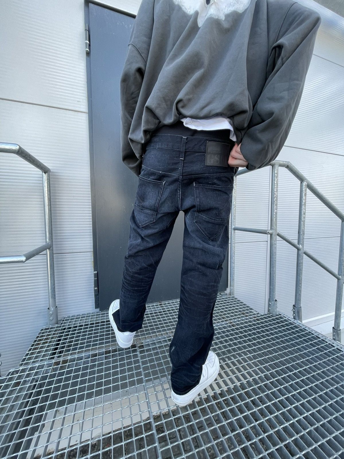 G-Star × Vintage Vintage G Star raw jeans denim straight fit Size US 31 - 1 Thumbnail
