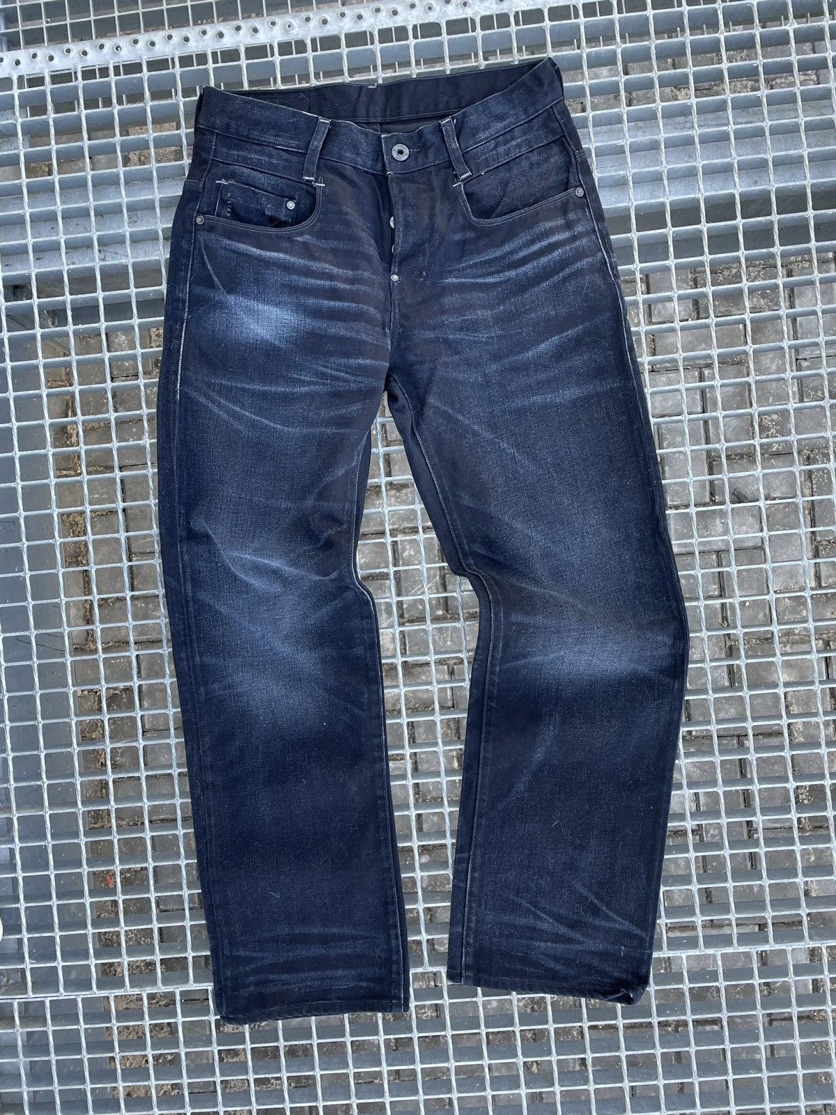 G-Star × Vintage Vintage G Star raw jeans denim straight fit Size US 31 - 6 Thumbnail